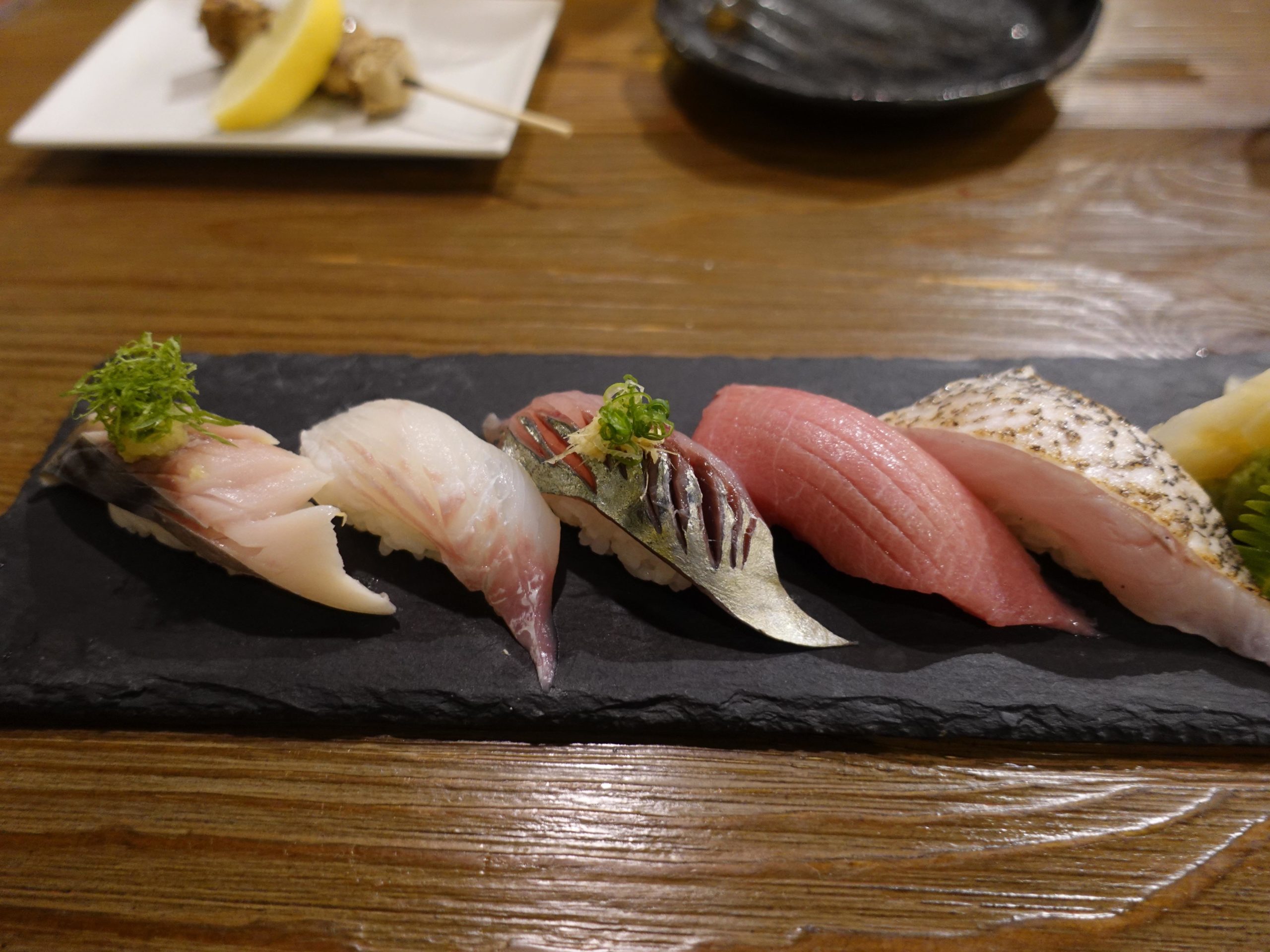 Sushi Nigiri Saba Hirame Aji Otoro Nodoguro Bozu Japanese Restaurant Honolulu Dining And Cooking Sushi Nigiri Saba Hirame Aji Otoro Nodoguro Bozu Japanese Restaurant Honolulu Dining And Cooking