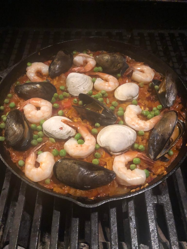 Anyone tried paella on the grill?