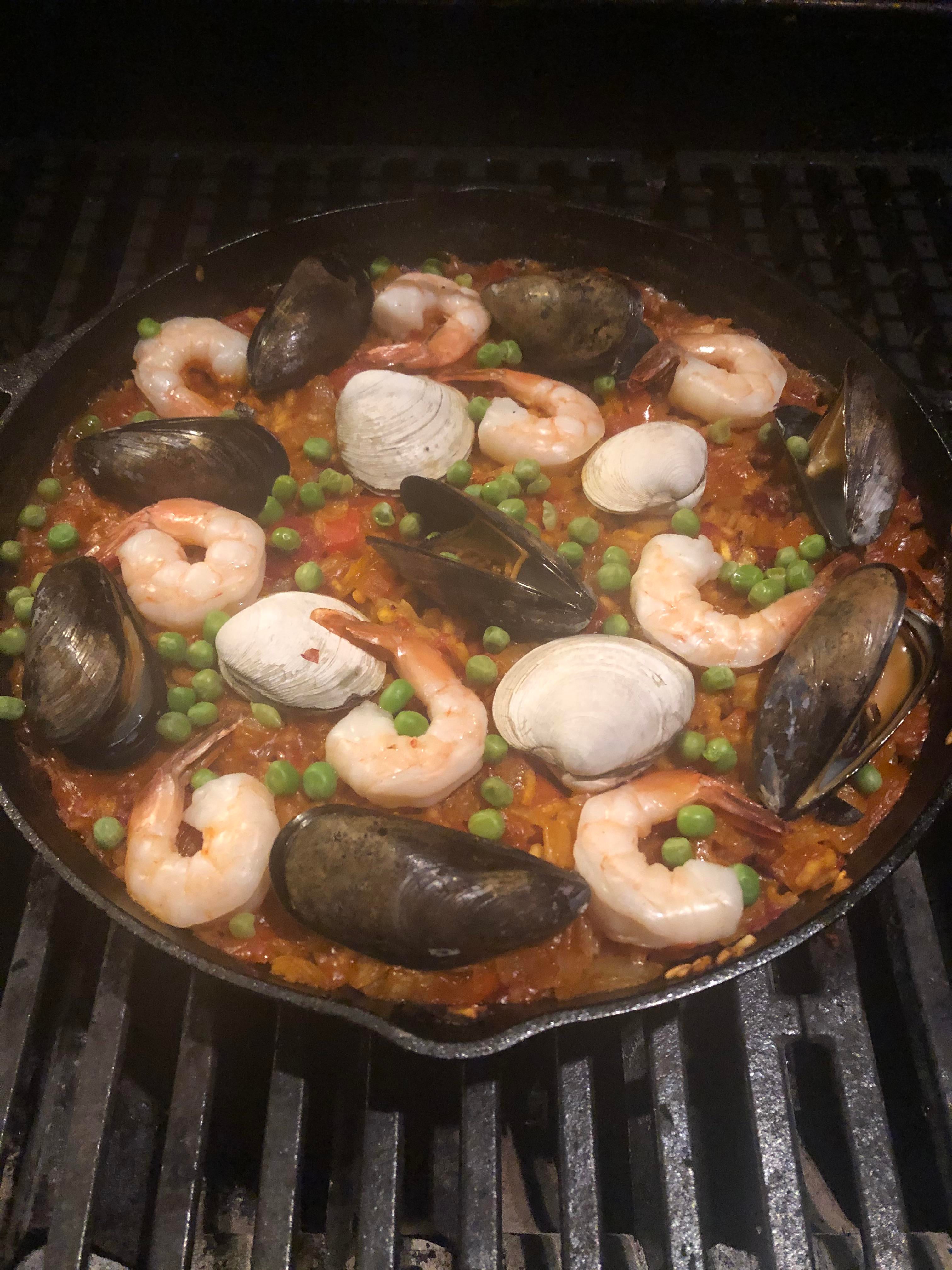 Anyone tried paella on the grill? Dining and Cooking