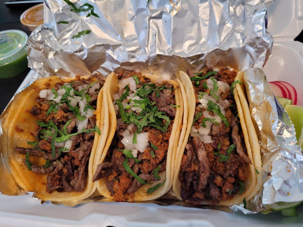 Tacos Campechanos (steak & chorizo)