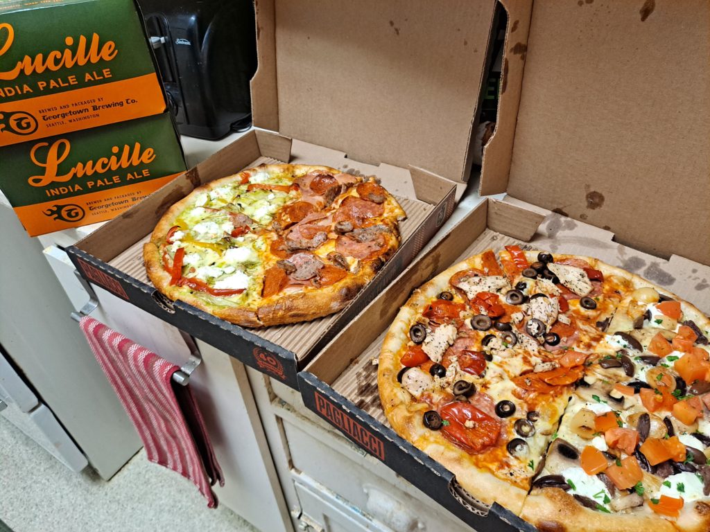 Pizza and beer delivery from Pagliacci (Seattle, WA)