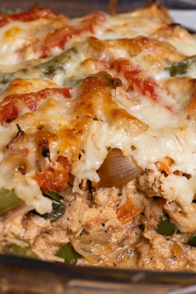 Low Carb Chicken Fajita Casserole Easy Recipe