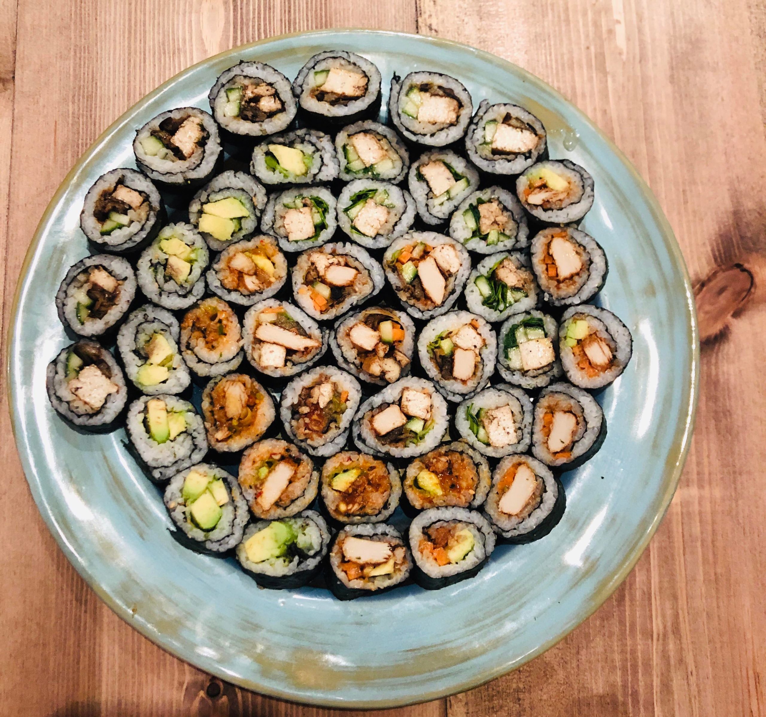 [Homemade] vegan sushi platter Dining and Cooking