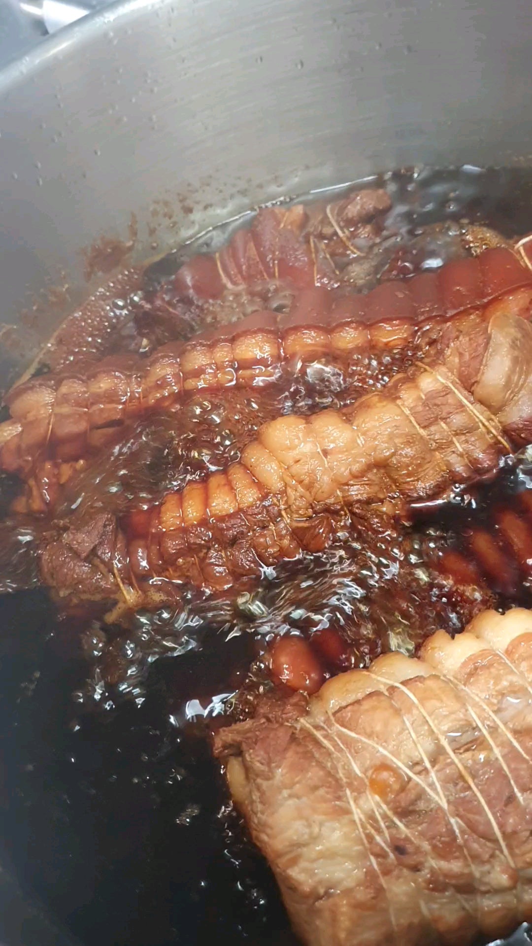 Look at those beautiful boiling pork belly bois Dining and Cooking