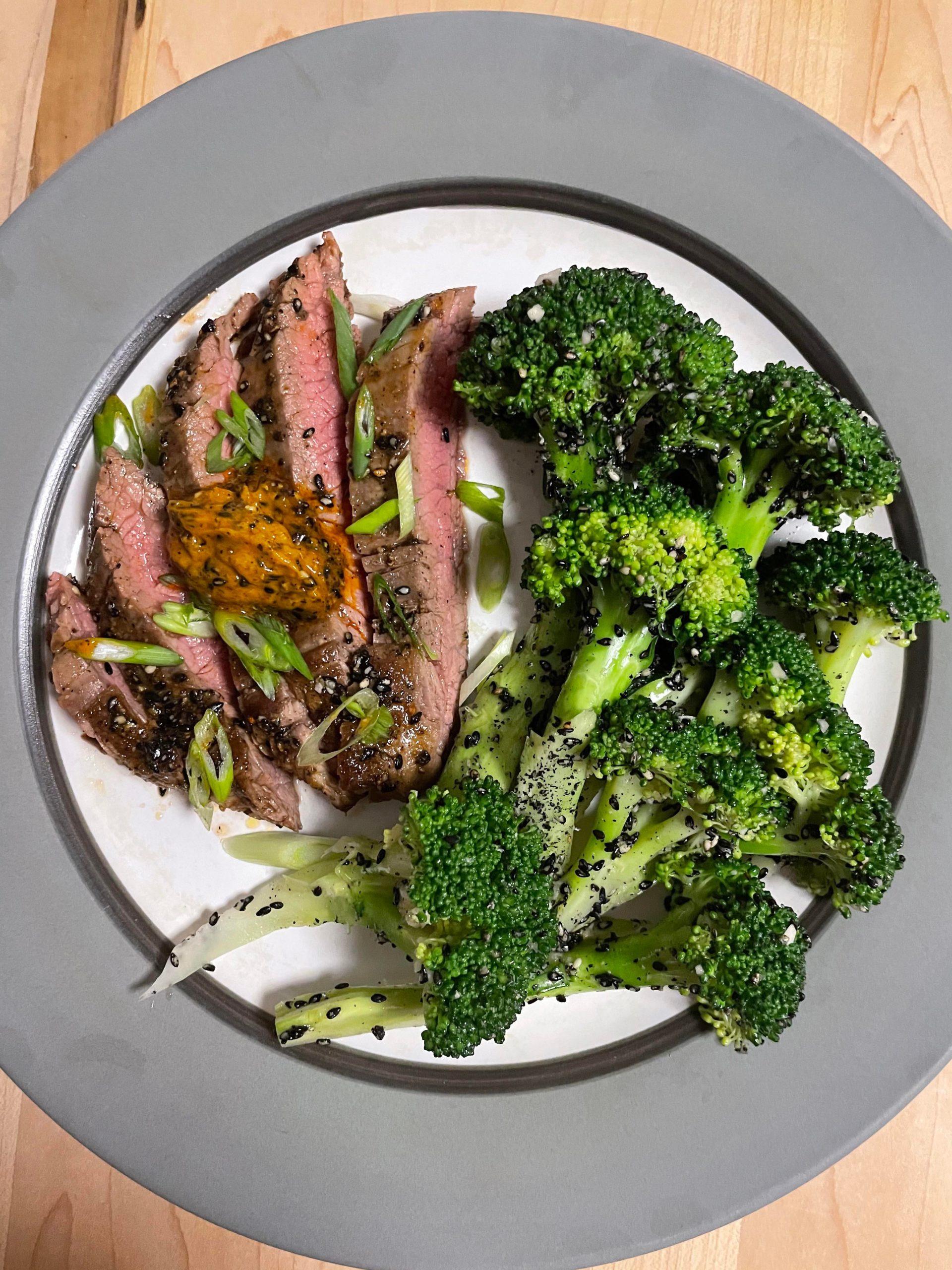 Korean inspired Flank steak and Broccoli Dining and Cooking