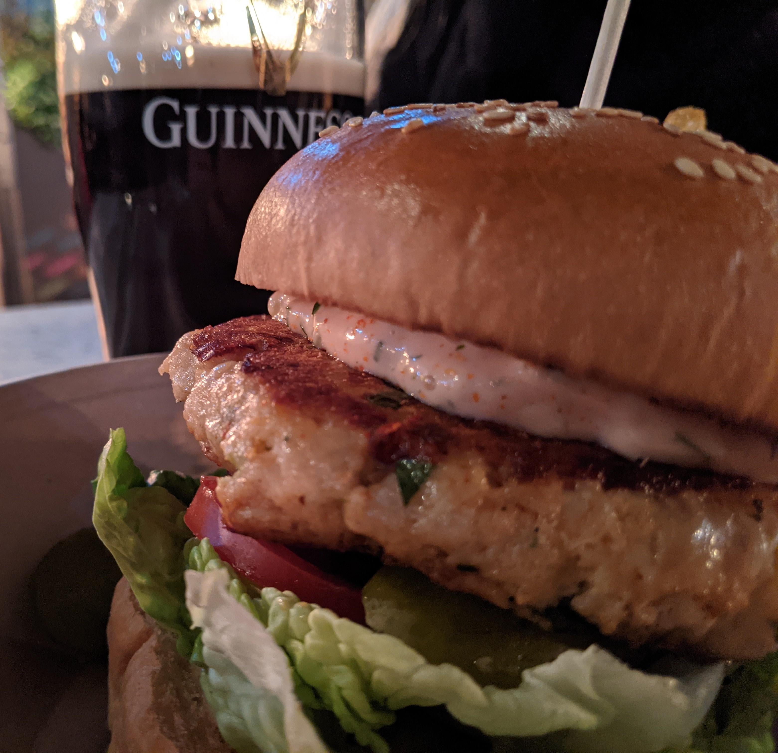 Lobster burger from Belfast Dining and Cooking