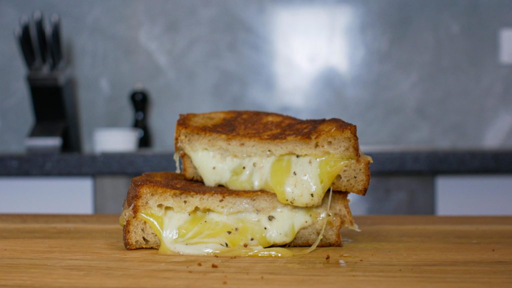 Triple Cheese Grilled Cheese