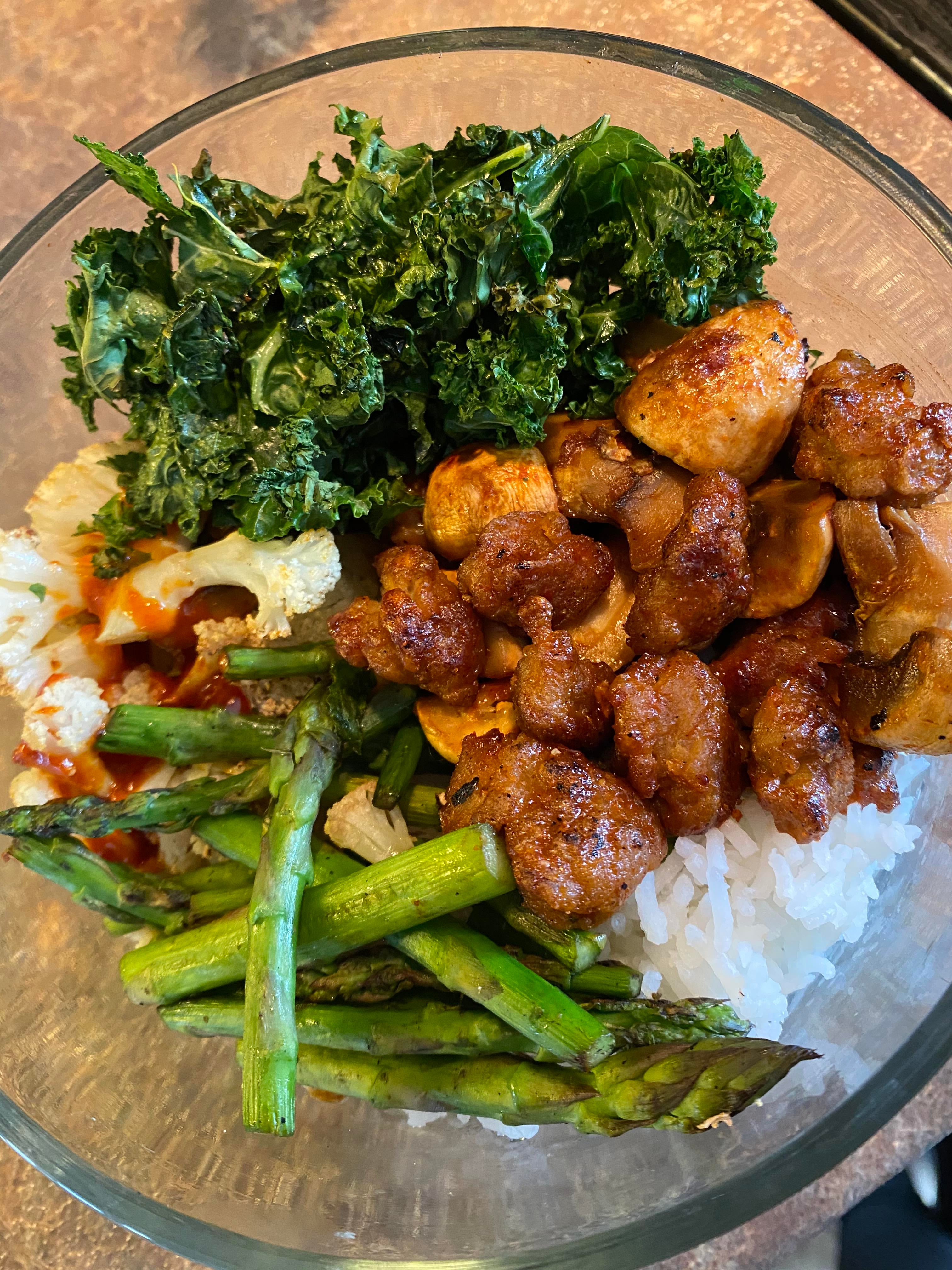 Meal prep for 486 cal, now obsessed with seitan! Dining and Cooking