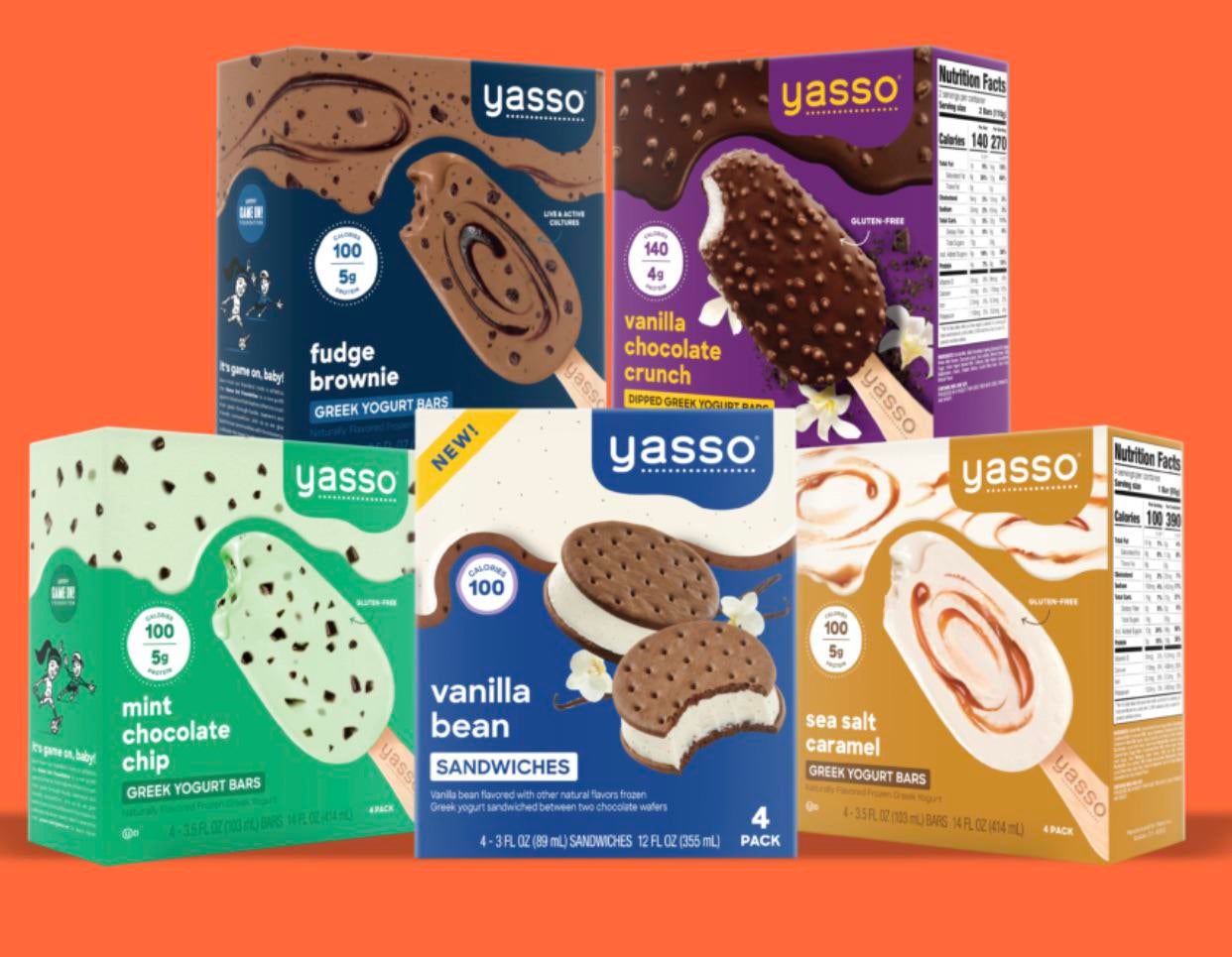 Yasso Ice cream bars. 100 calories each. Discovered these Greek yogurt