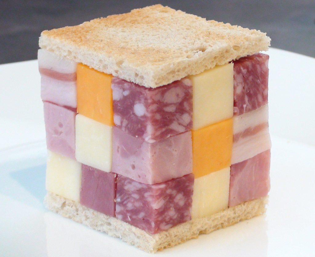Rubik's Cube Sandwich