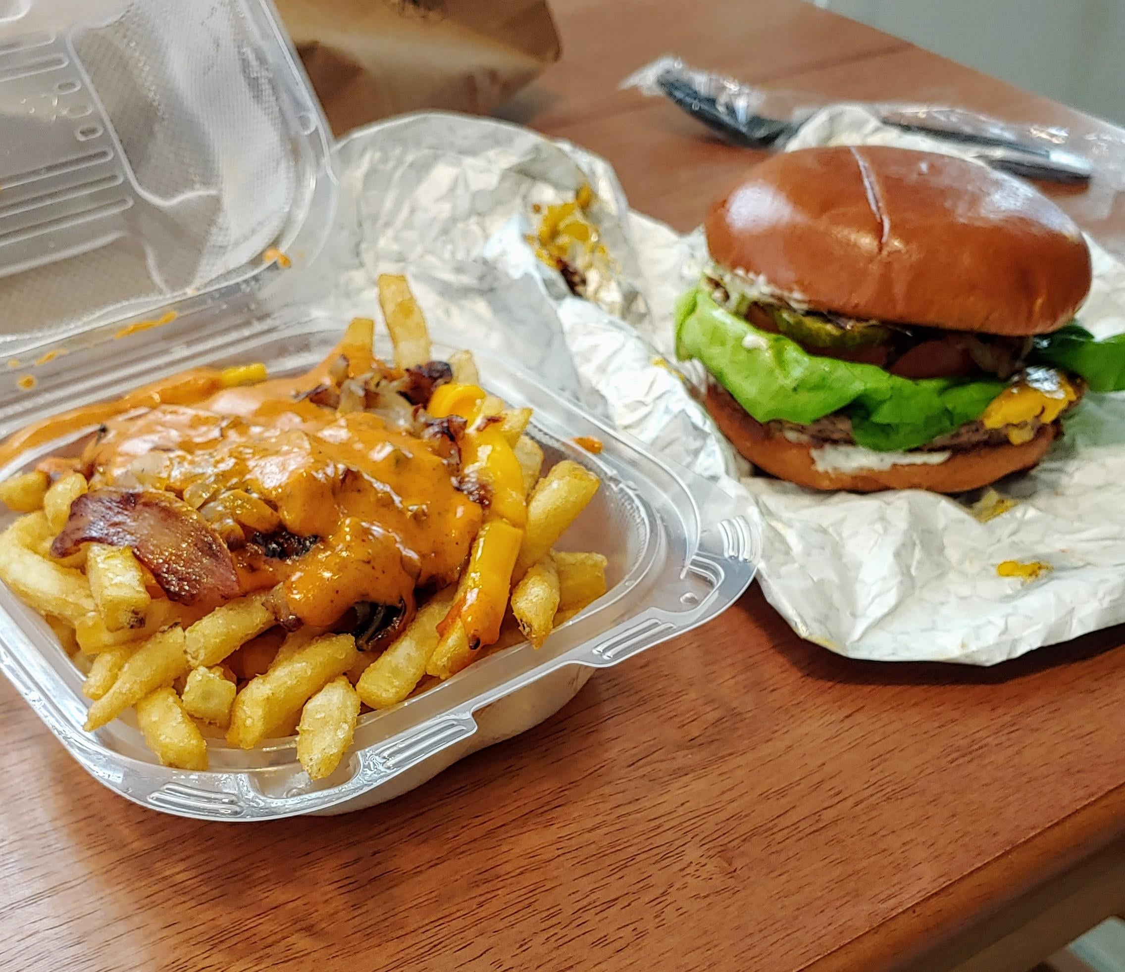 Spotless Burger Upland, California Vegan fastfood with a drive