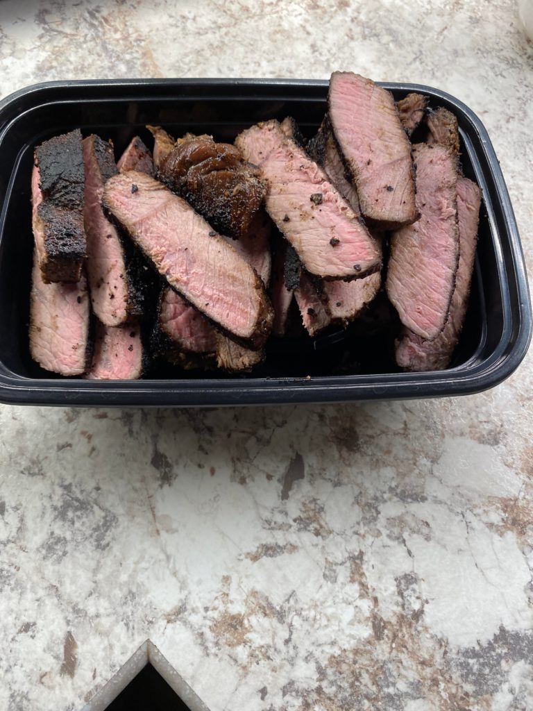 Oops, when you get caught up in the game and the steaks end up as “utility meat”.