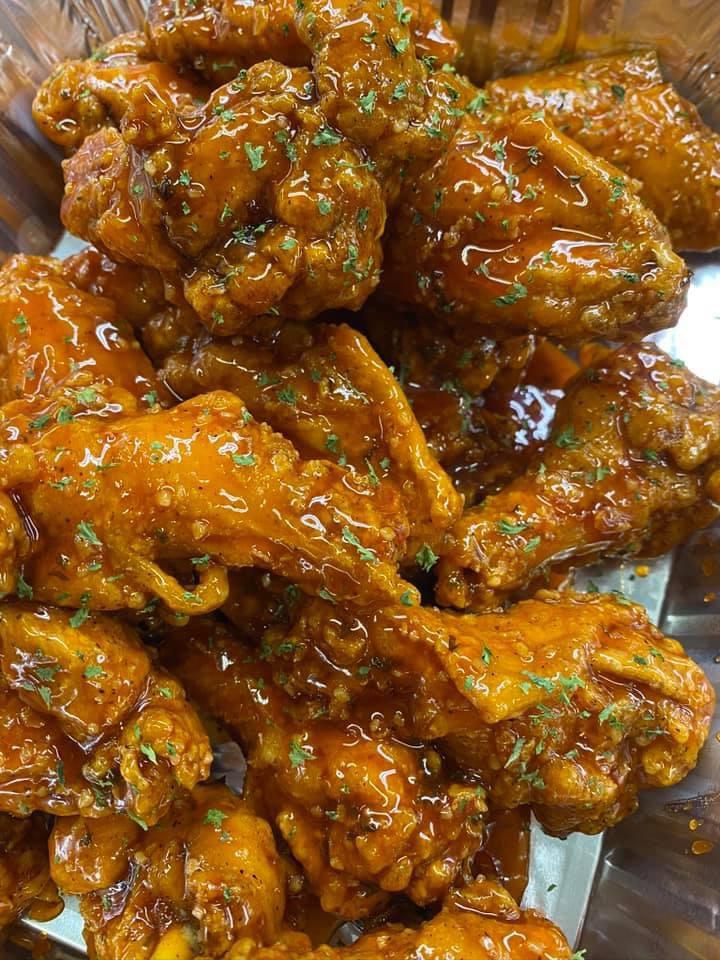 Honey Garlic Wings - Dining and Cooking