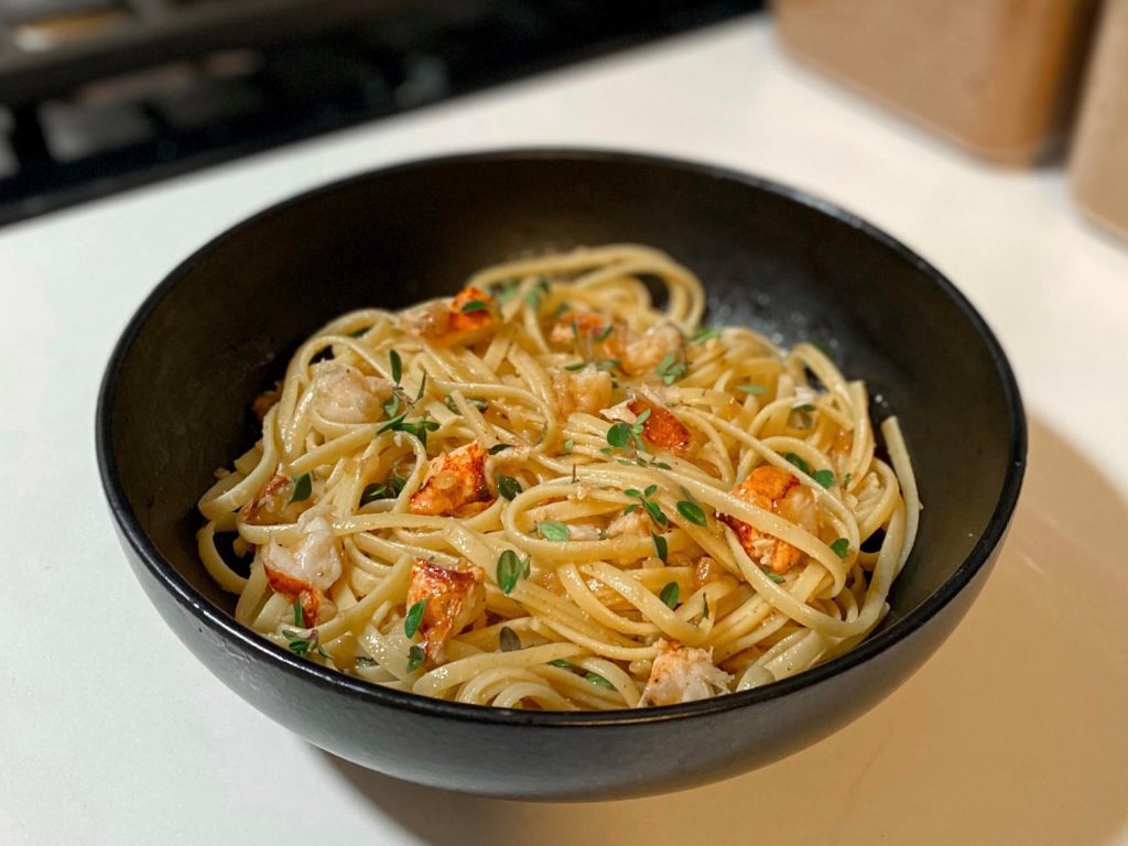 Lobster Scampi - My first time ever cooking lobster tail!