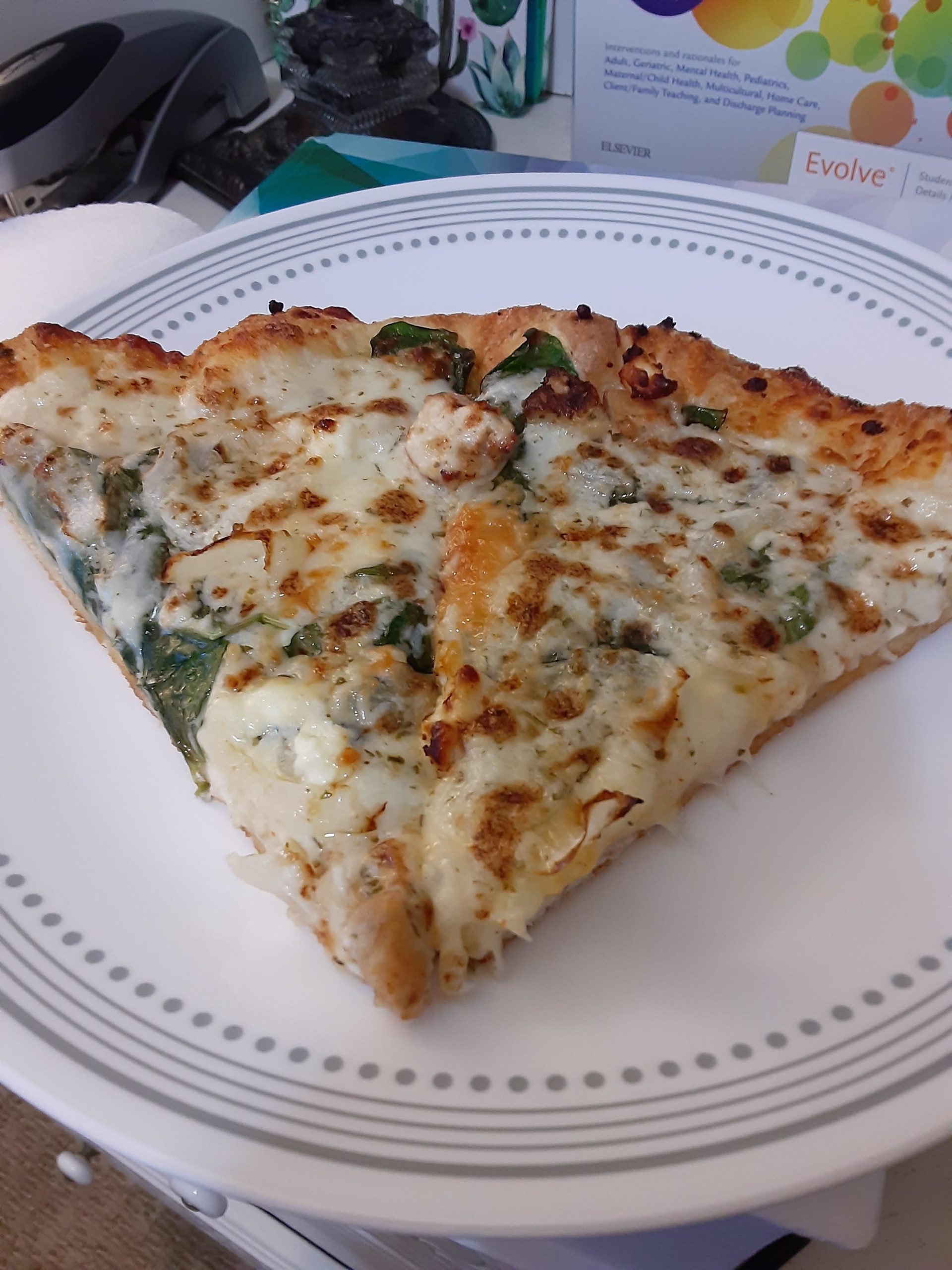 Dominos Spinach Feta Pizza - Dining and Cooking