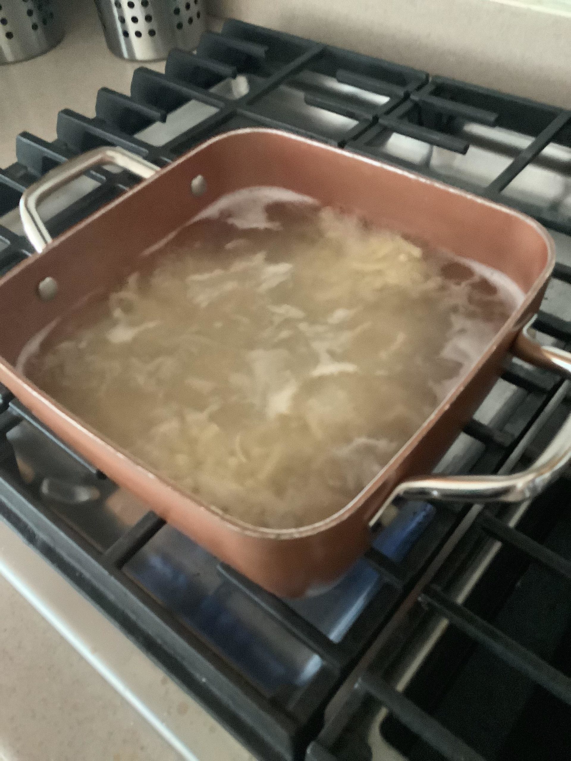 Is it normal for pasta to foam a little at the top? Dining and Cooking