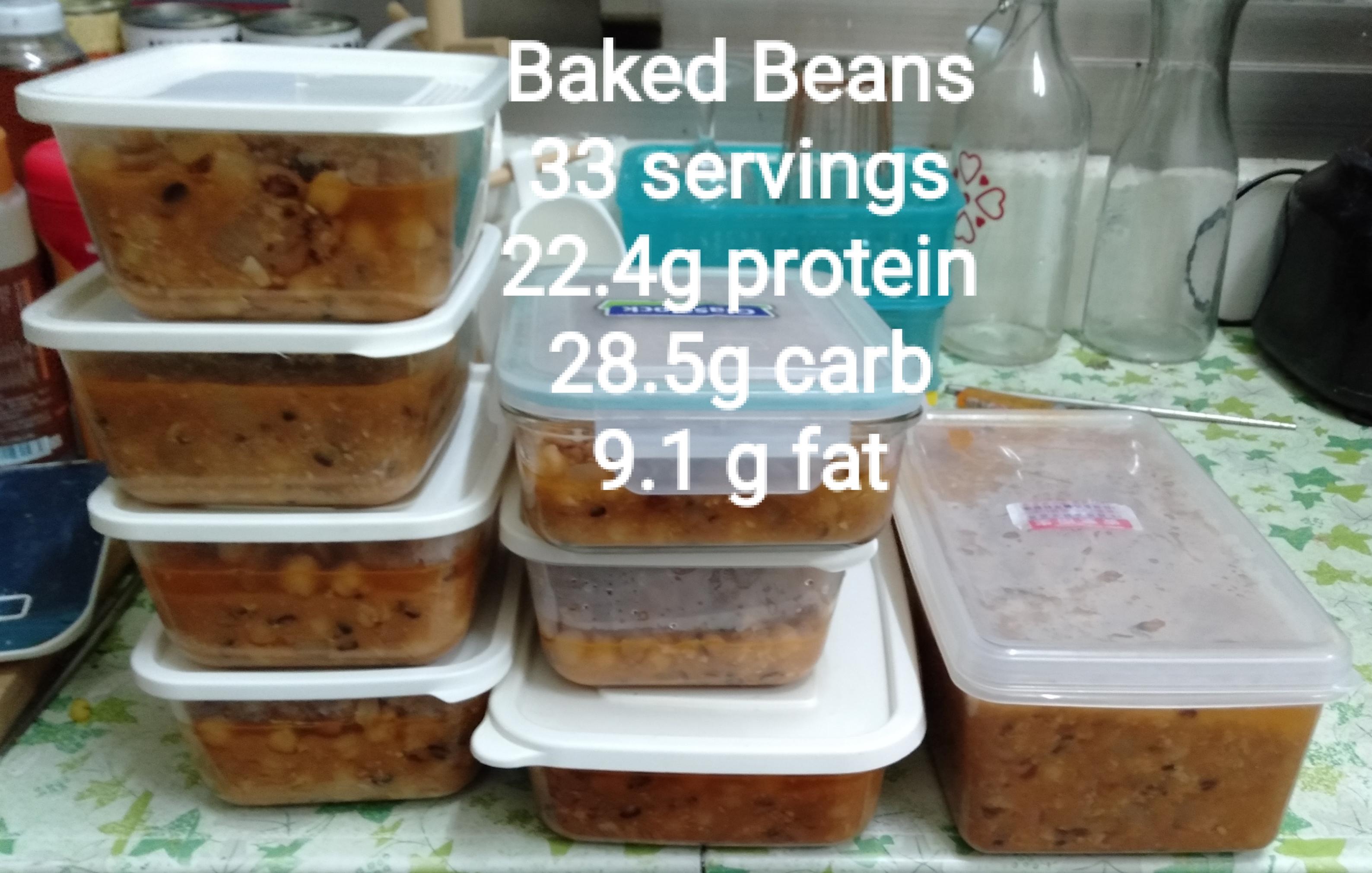 Baked beans with macros Dining and Cooking