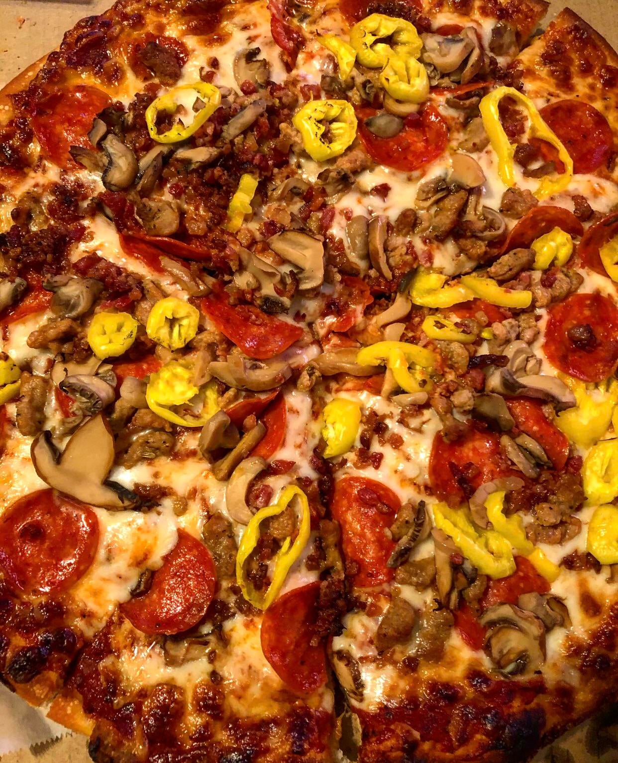 My usual from Tommy’s Pizza. Gettysburg, PA. Dining and Cooking