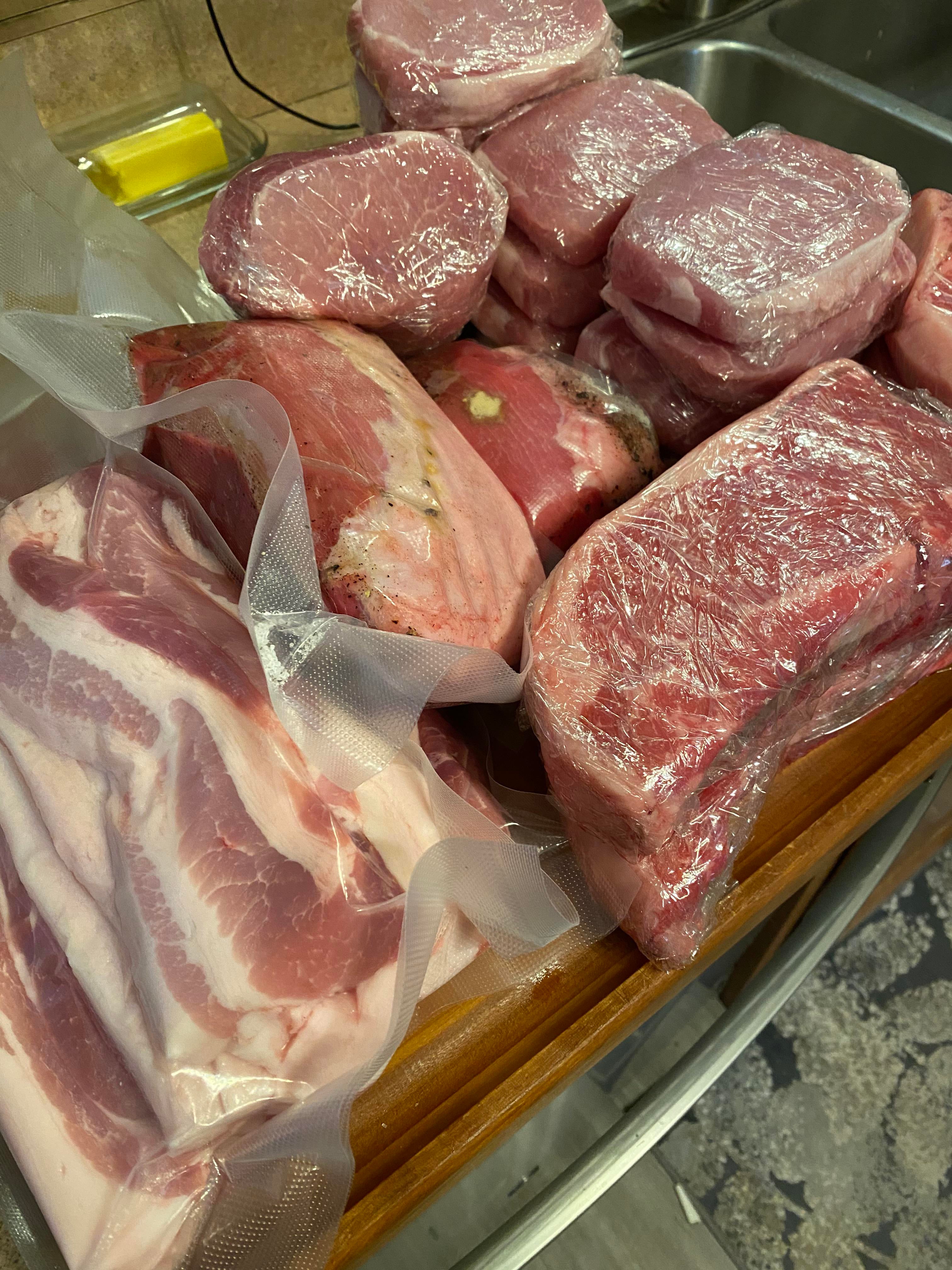Costco meat run. Some packed for sous vide, some just for the grill