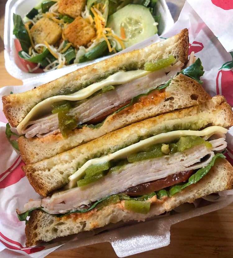 [I ate] Albuquerque Turkey. A simple sandwich upgraded with New Mexican