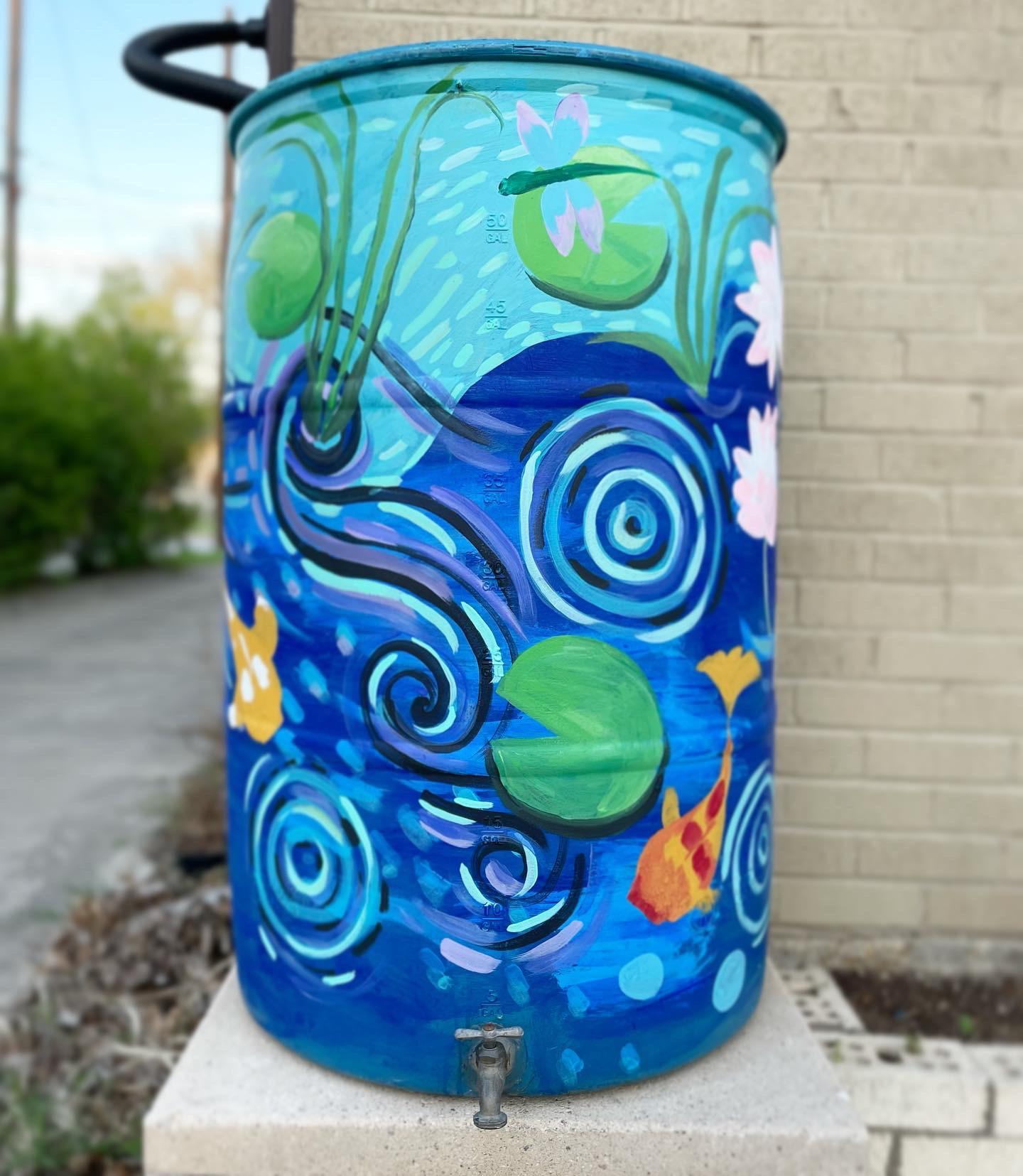 Rain Barrel Installation Completed! Dining and Cooking