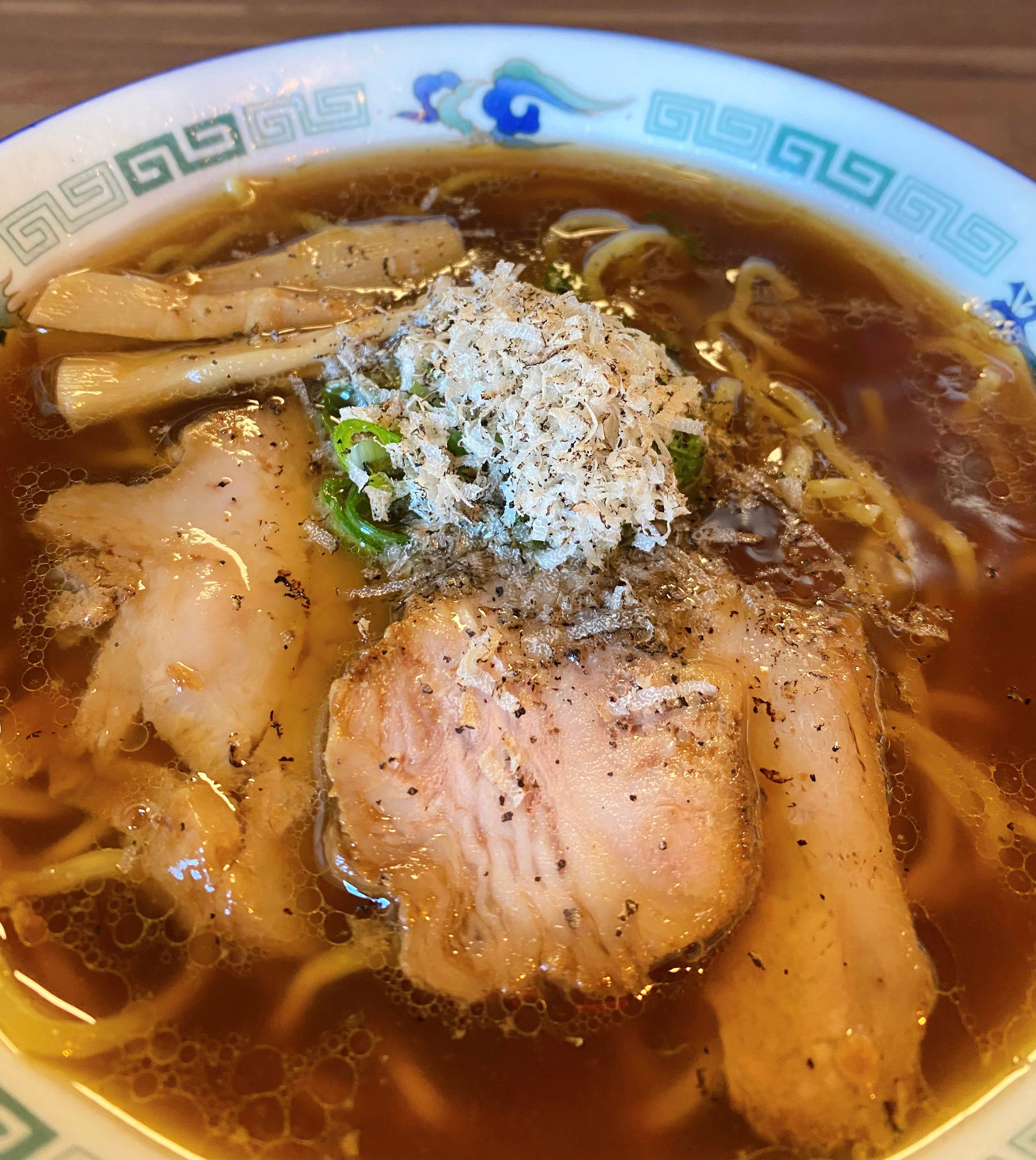 1st time making a black truffle ramen. Went with a double soup (chicken