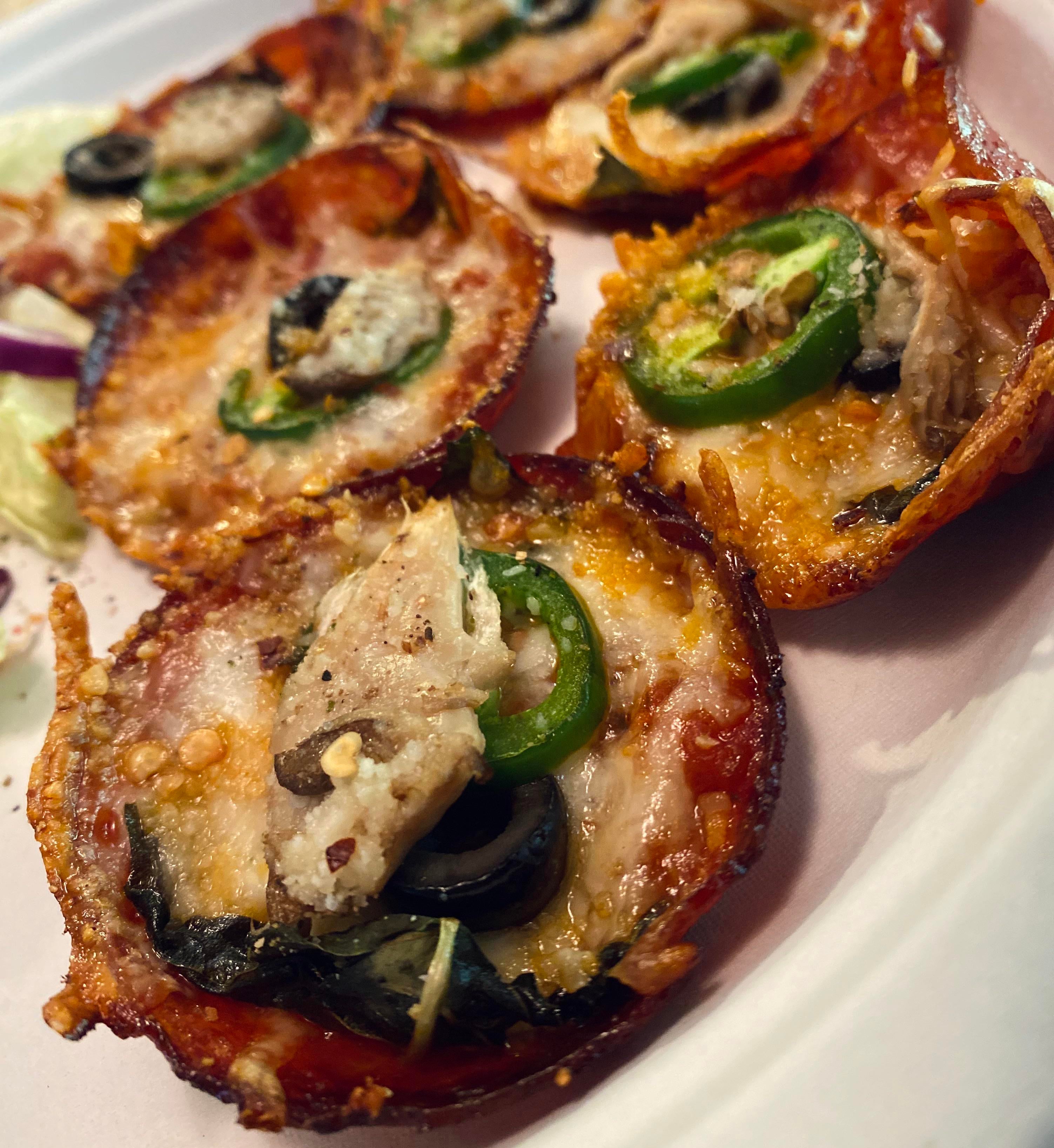 These were legitKeto pizza cups Dining and Cooking