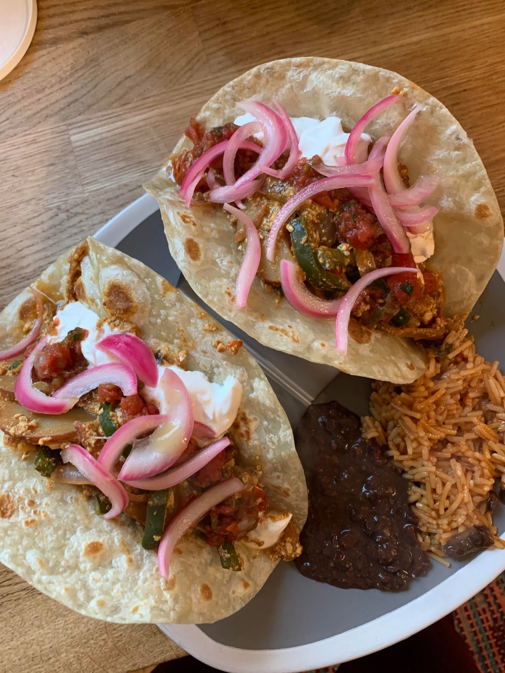Taco Tuesday so we made some giant tacos Dining and Cooking