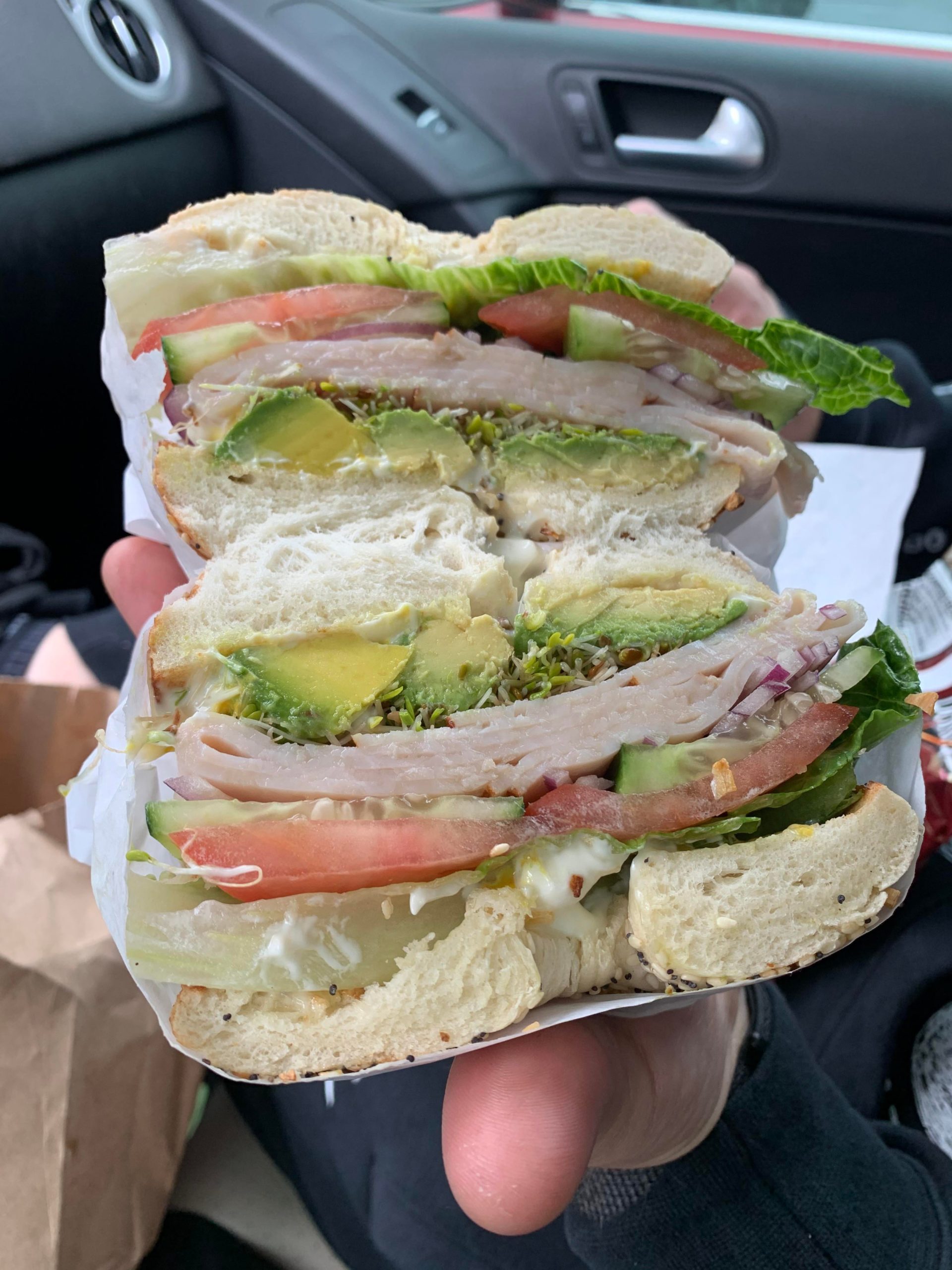 Delicious everything bagel sandwich. Sacramento, CA Dining and Cooking