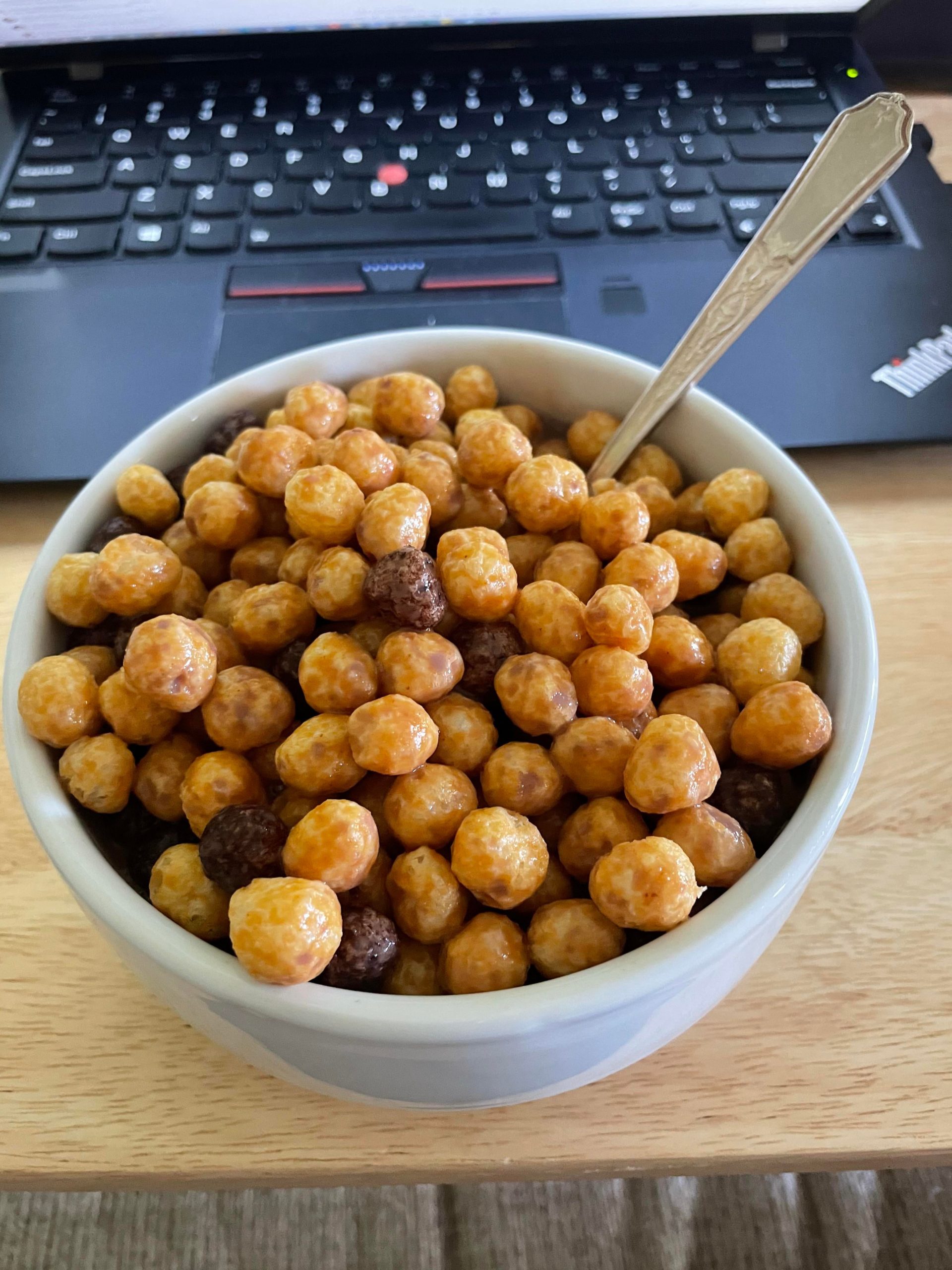 Protein cereal bowl. 460 calories, 15 carbs, 66 grams of protein. Very