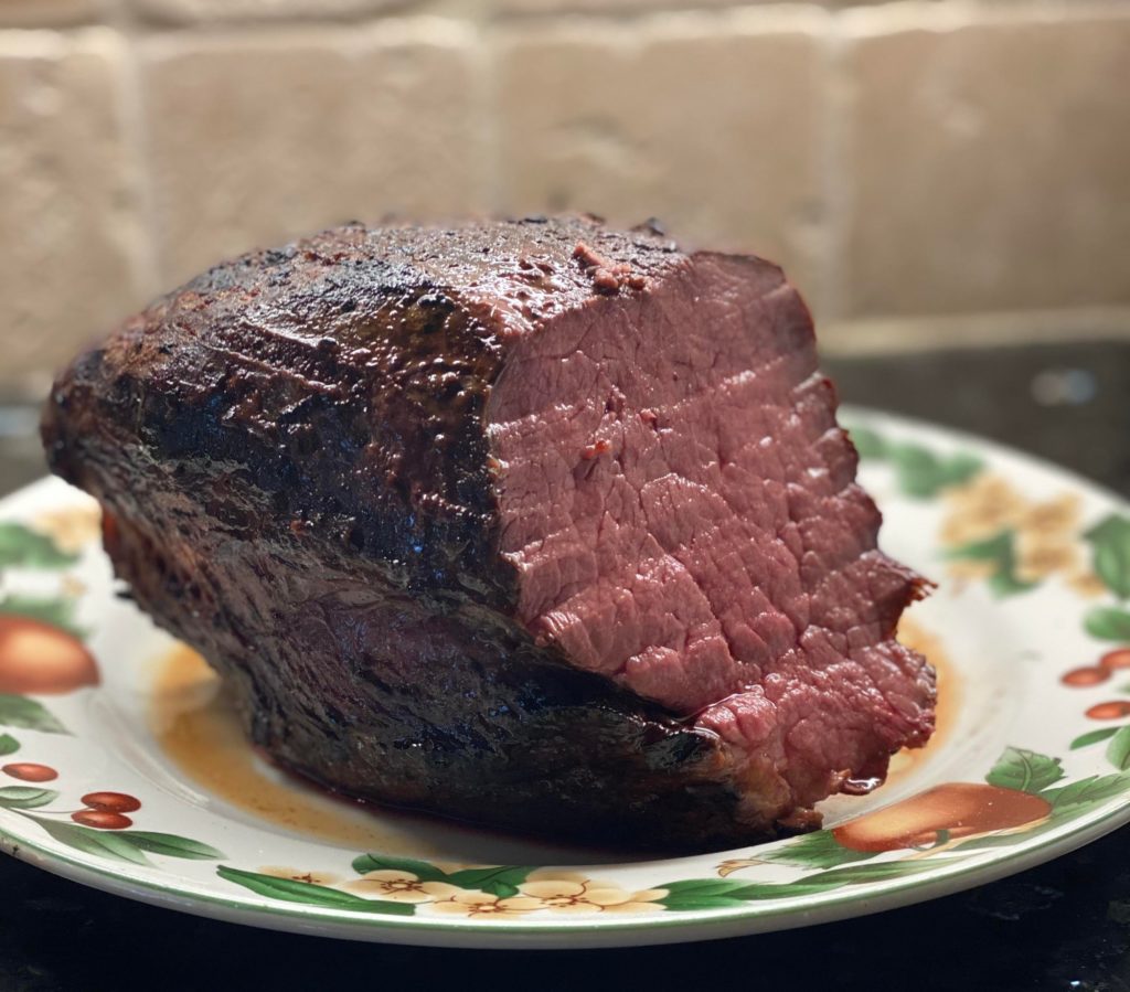 1/2 Beef knuckle (about 3.5 lbs) 43 hours at 128°