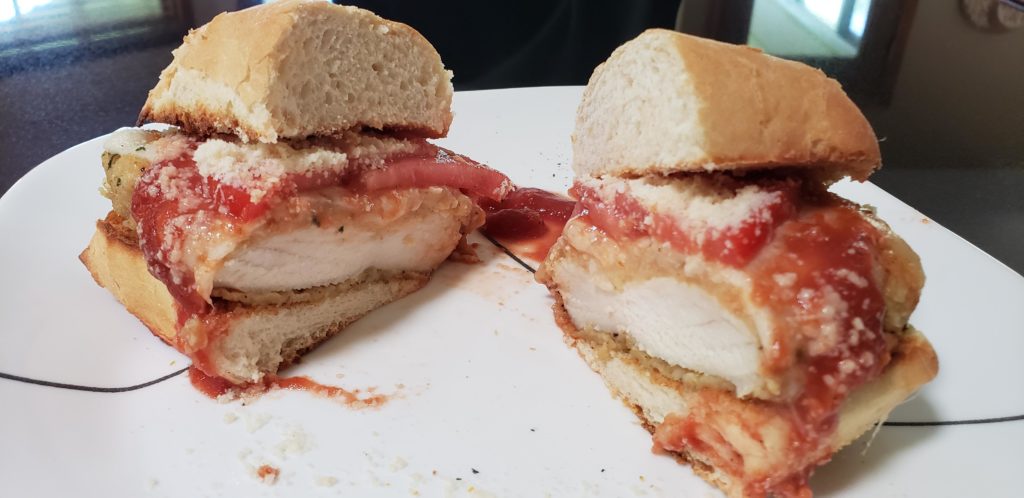 Leftover Chicken Parm