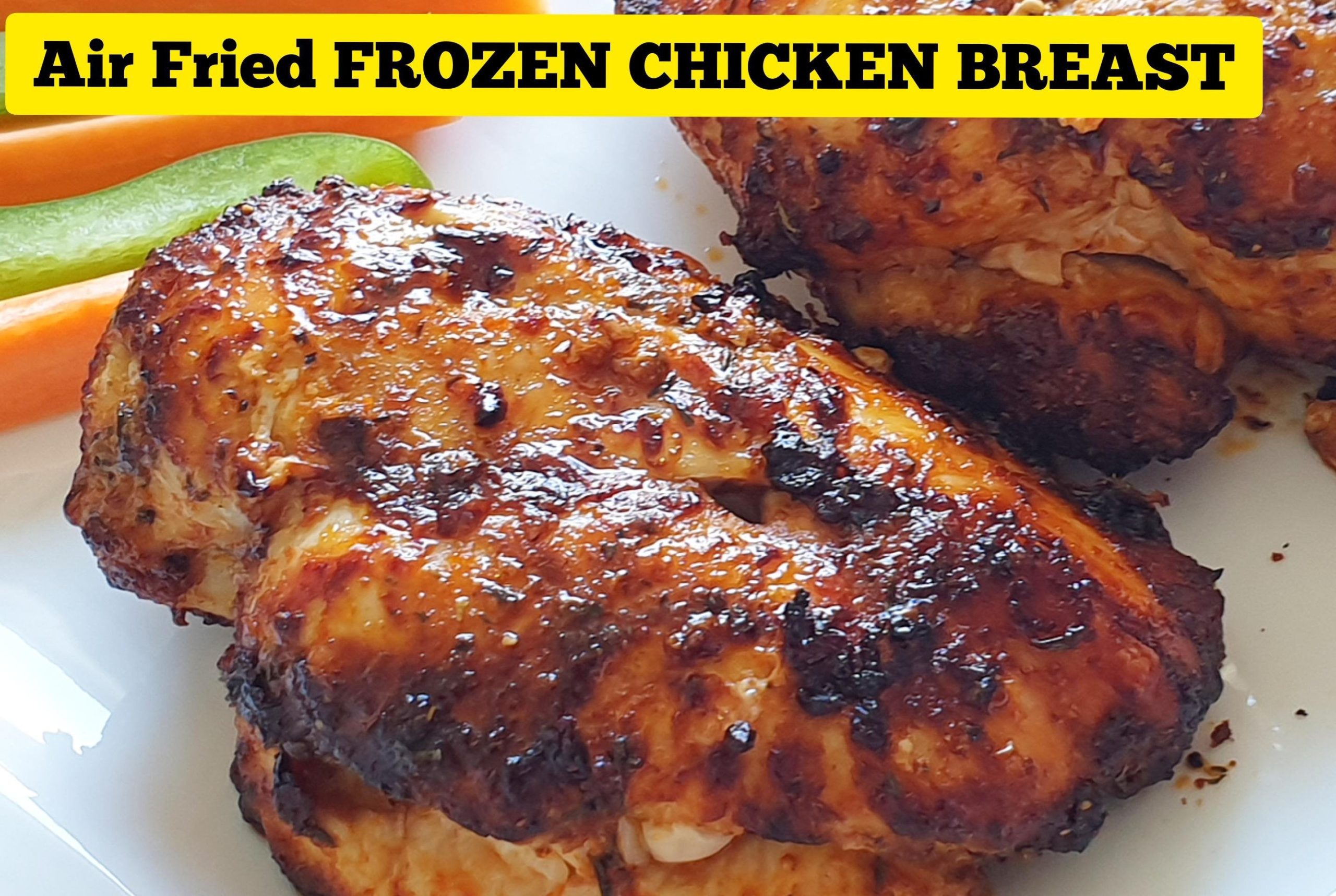 Air fried Chicken Breast Straight from FROZEN. NO DEFROST OR THAW