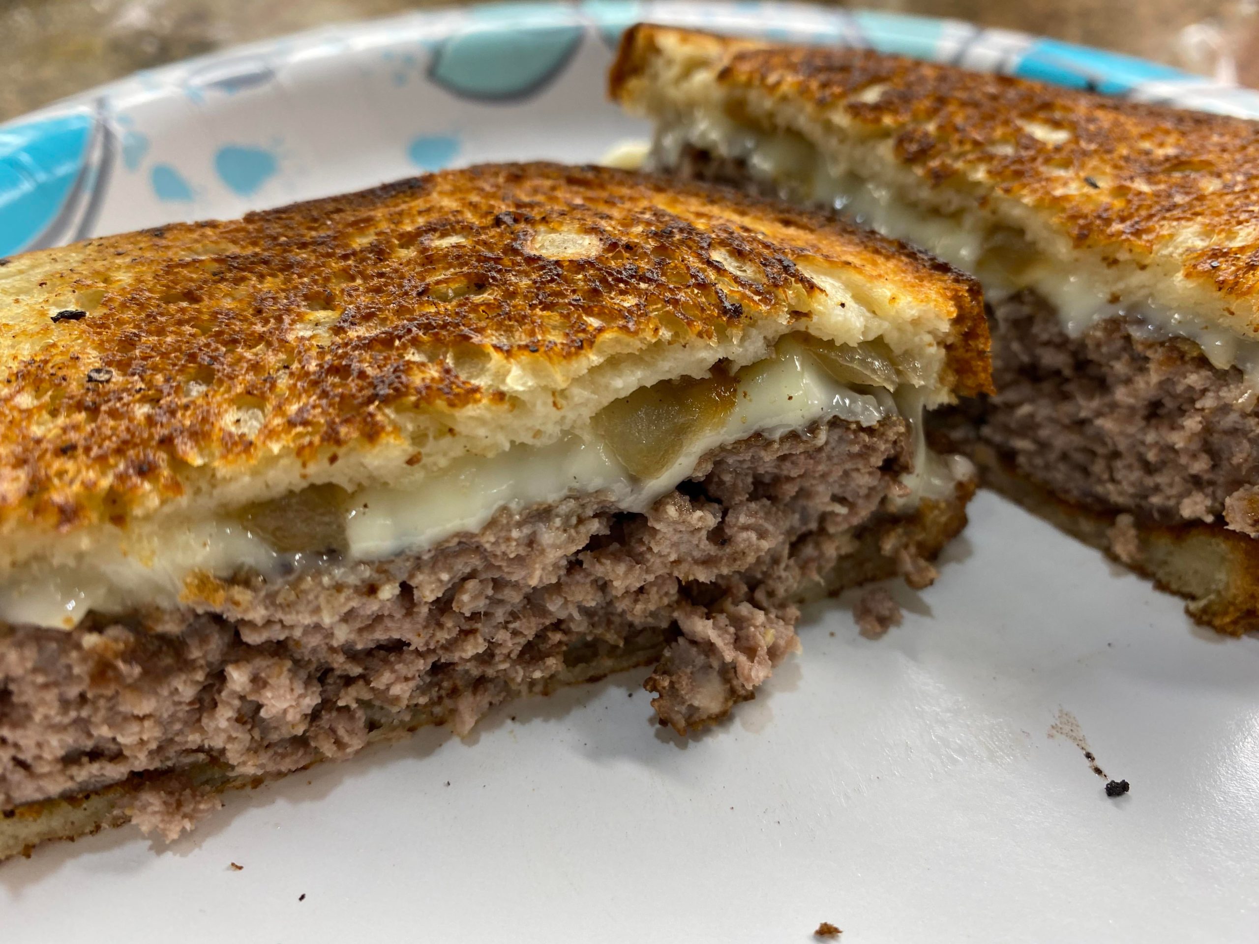 My keto patty melt from last night Dining and Cooking