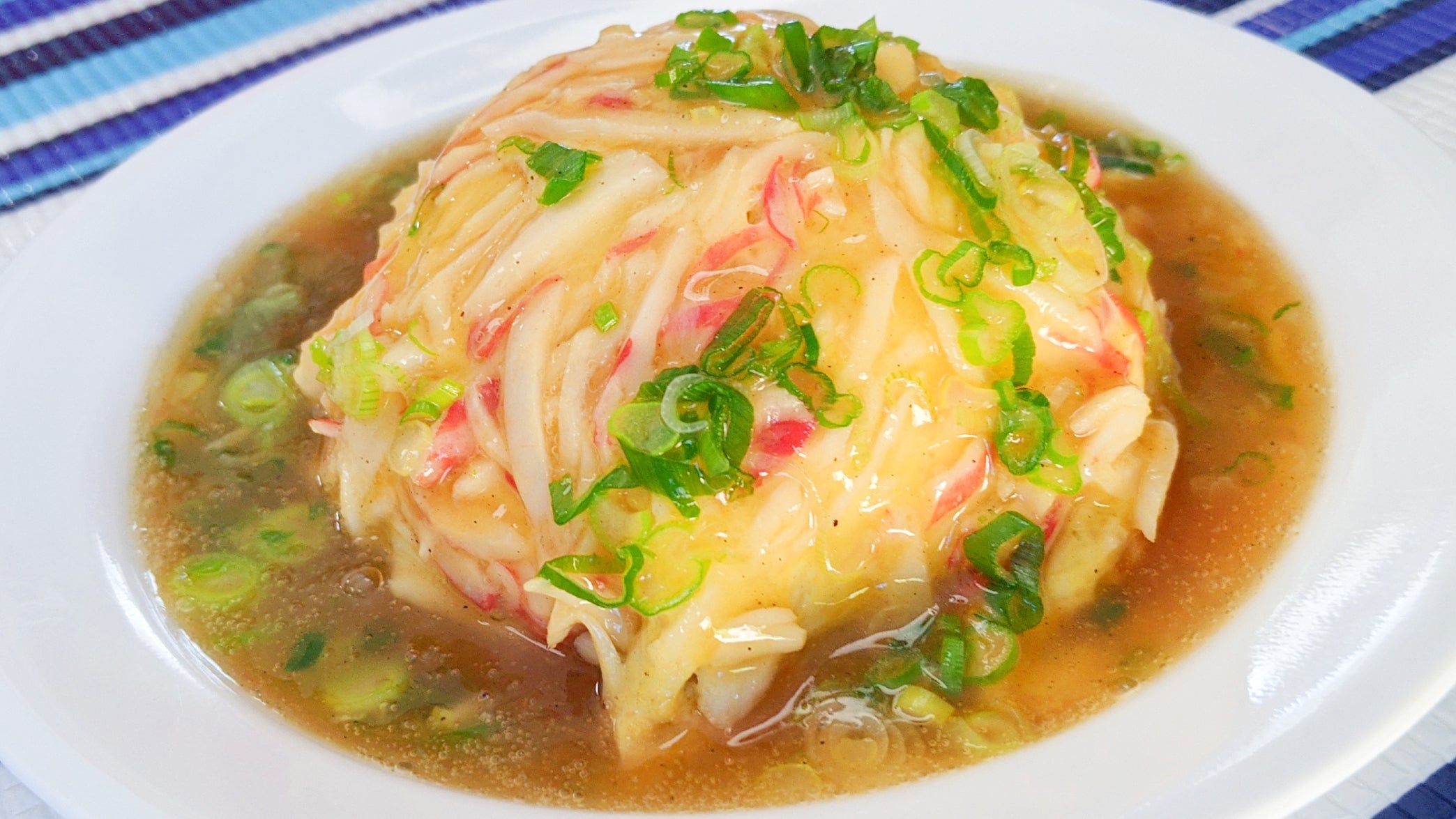 Tenshindon 天津丼 Or Tenshinhan 天津飯 Imitation Crab Omelet On Rice With Dashi Gravy Dining And Cooking