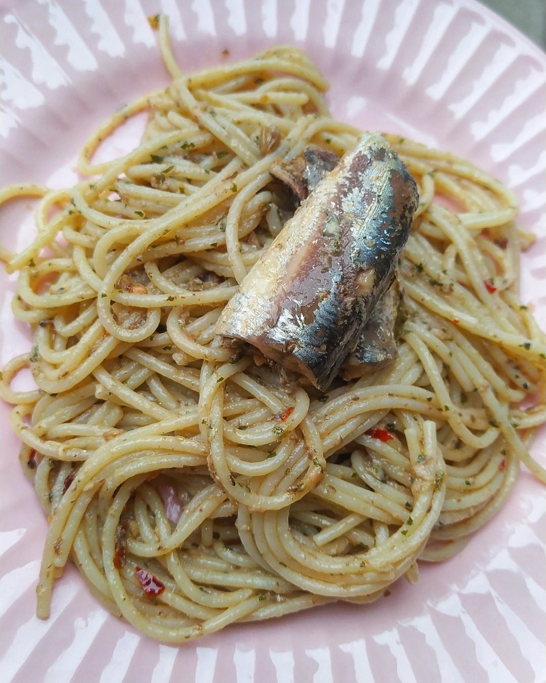 Spanish Sardines Pasta for Father's day dinner ) Dining and Cooking
