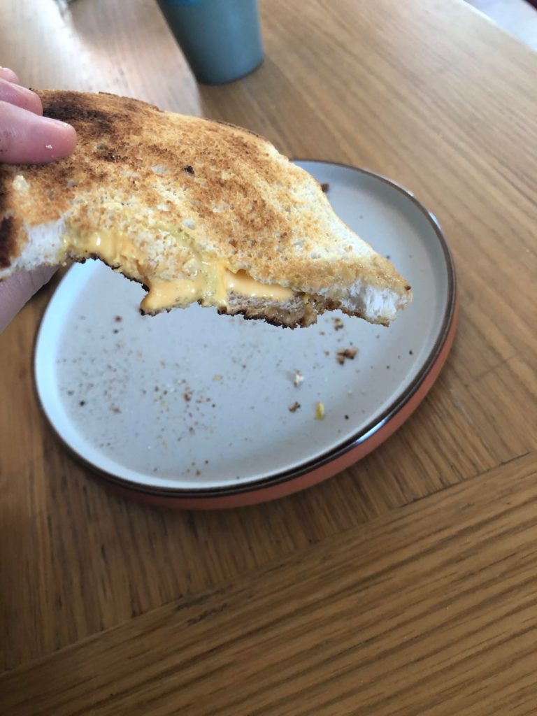 Engineered a 150kcal cheese toastie