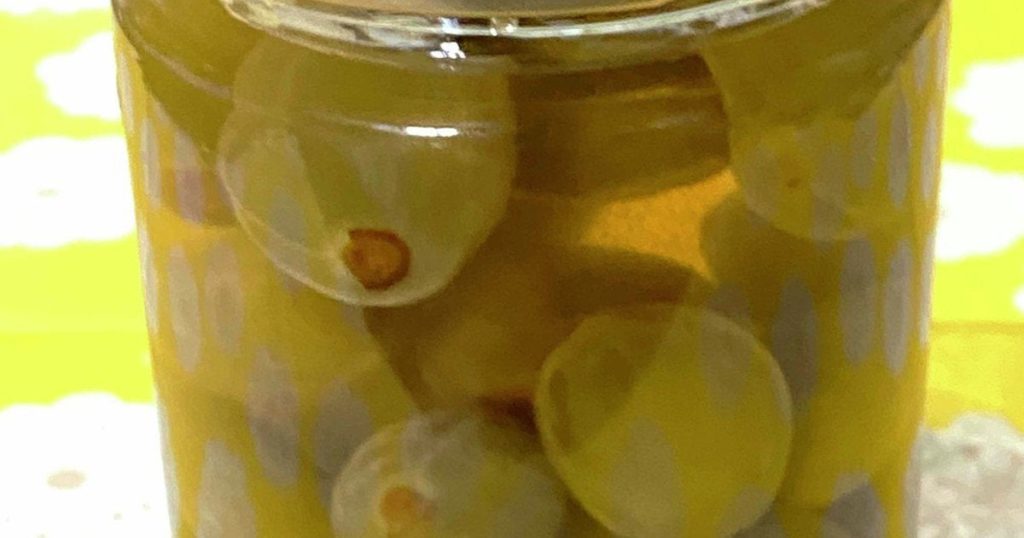 Kanro-ni wakamomo (candied green peaches) recipe?