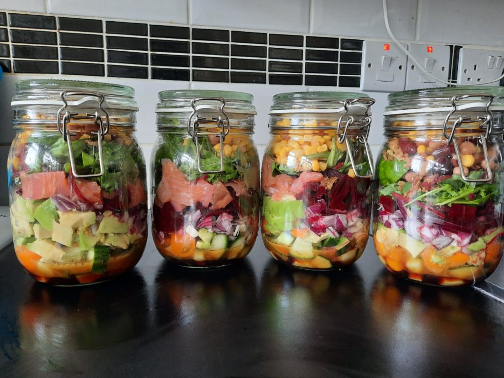 Happy Sunday. Here's my contribution... Super Salad Jars