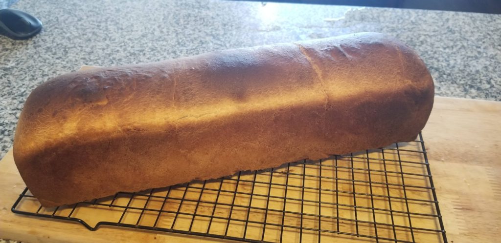 First loaf on the akorn grill