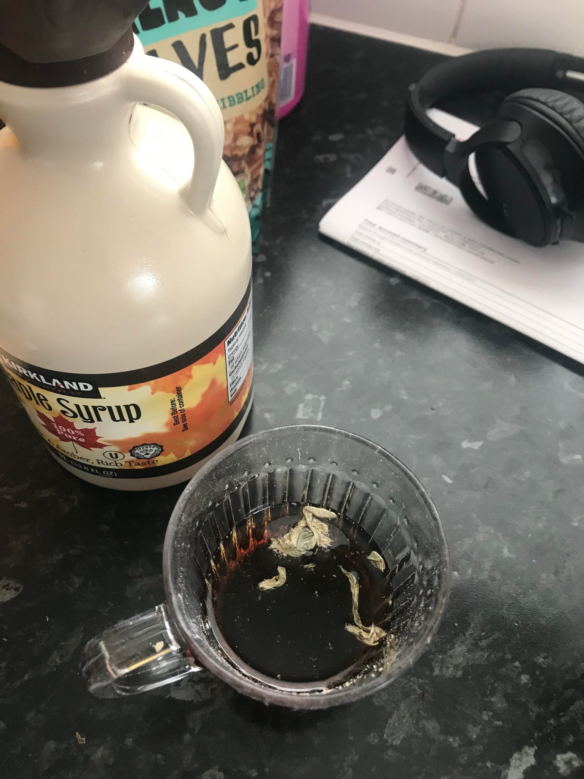 What is this in my maple syrup? And is it okay to use Dining and Cooking