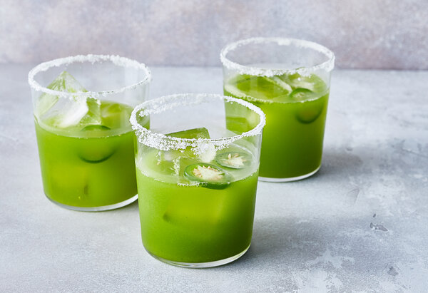 Spicy Cucumber Margaritas