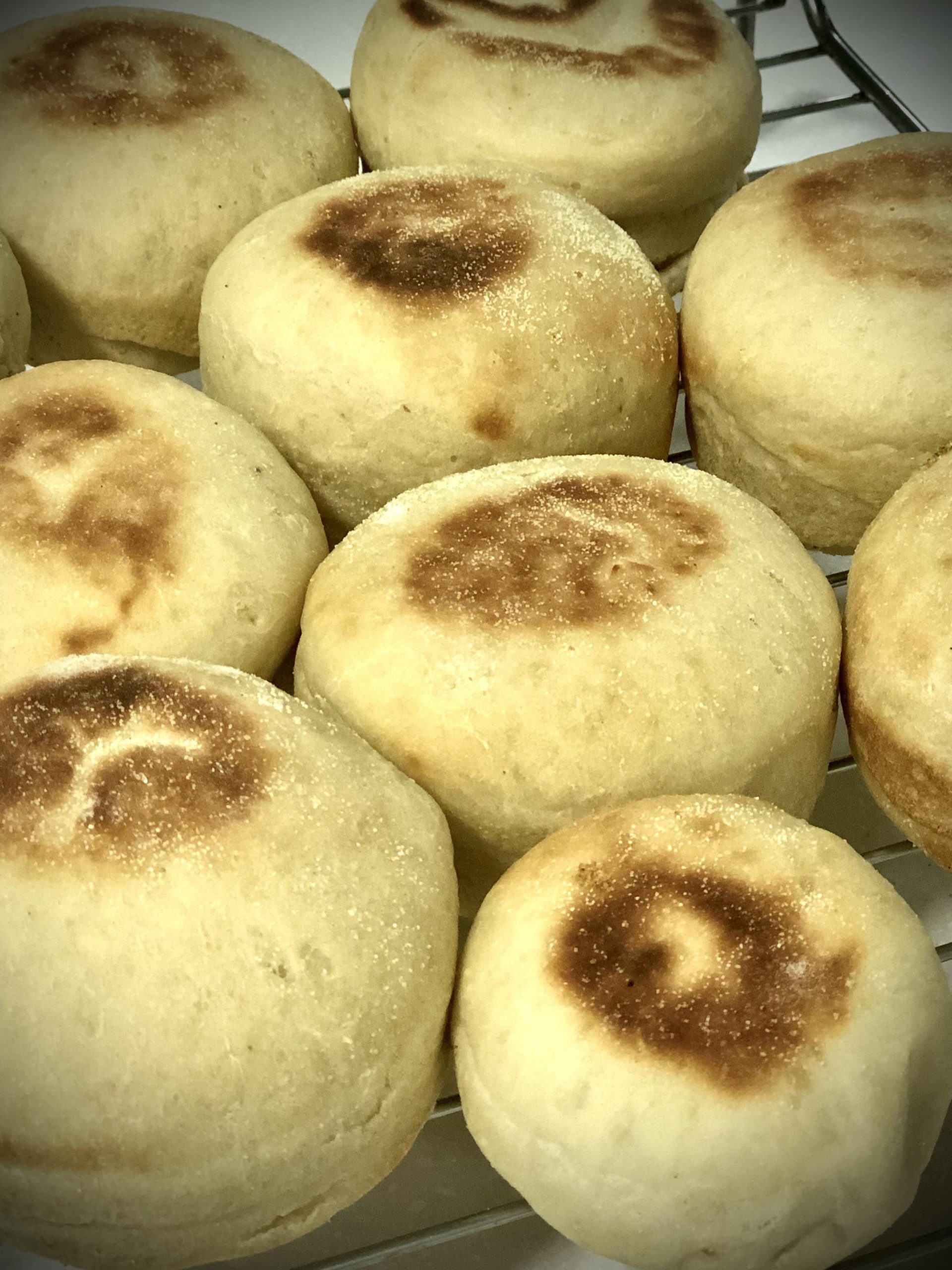 King Arthur Flour sourdough English muffins - Dining and Cooking