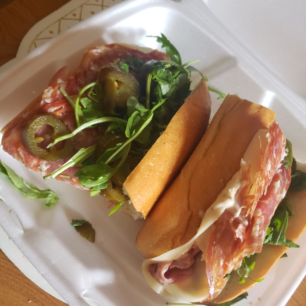 "Italiano" hoagie - Leonor's Eatery, Moscow PA