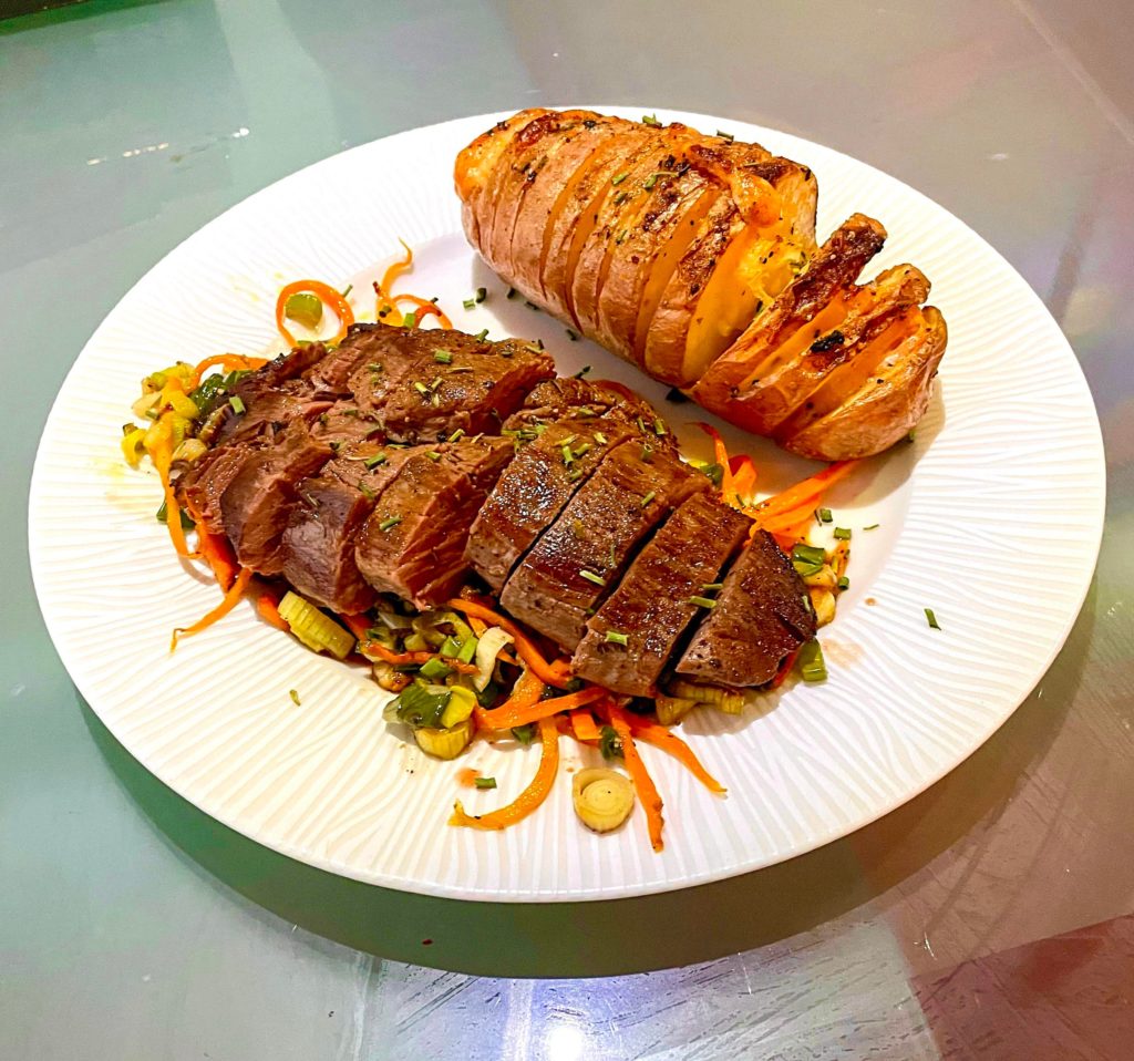 Sous Vide Filete, 125F for 2 hours