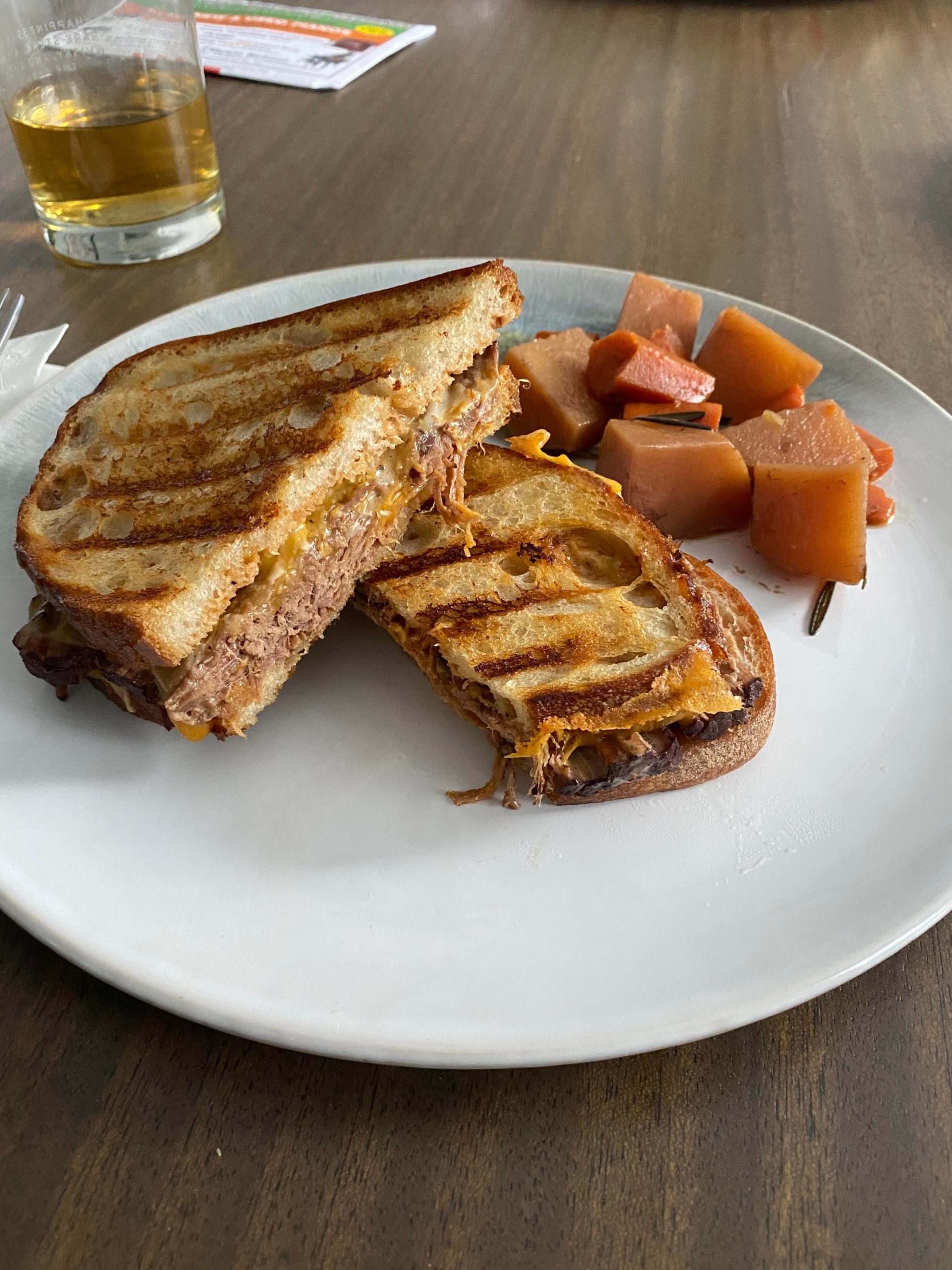 Leftover pot roast melt with steak sauce Mayo Dining and Cooking