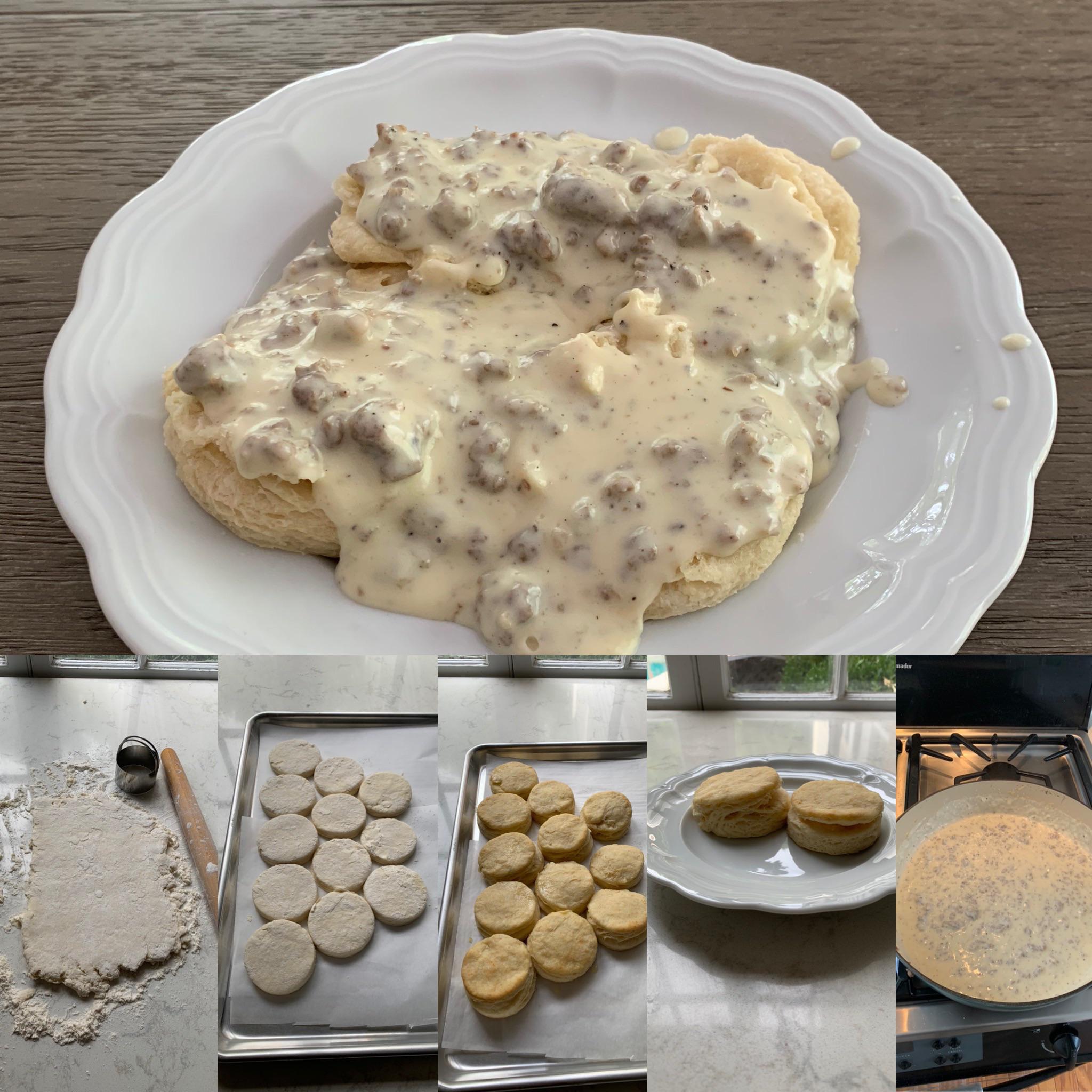 Biscuits & Gravy from Scratch Dining and Cooking