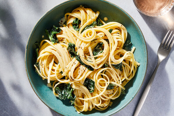 Pasta With Creamy Herb Sauce