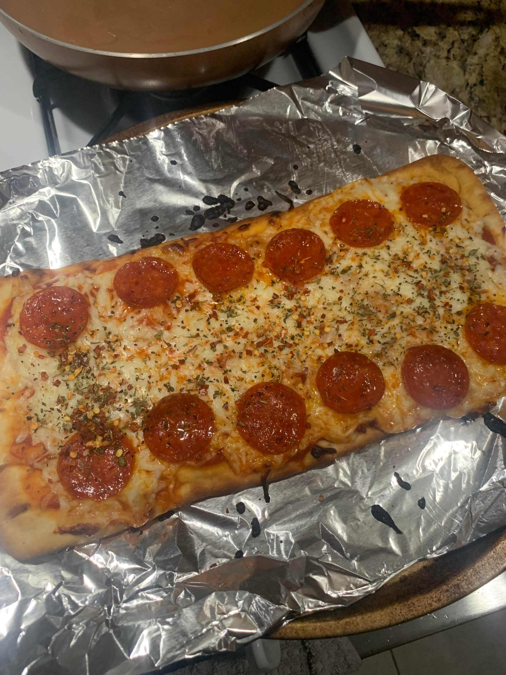 Pepperoni Flatbread Dining and Cooking