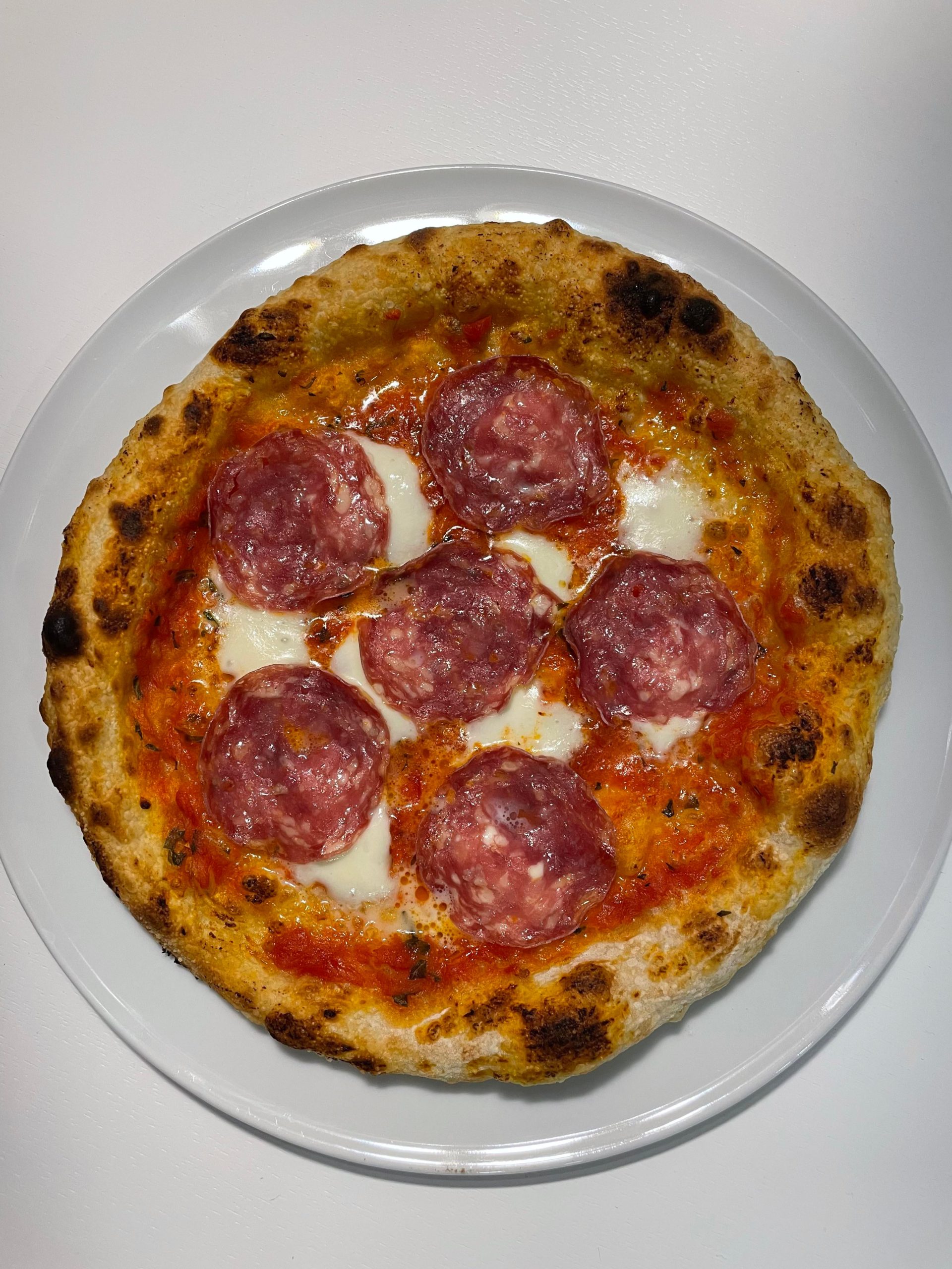 Made a Neopolitan style pizza in electric oven Dining and Cooking